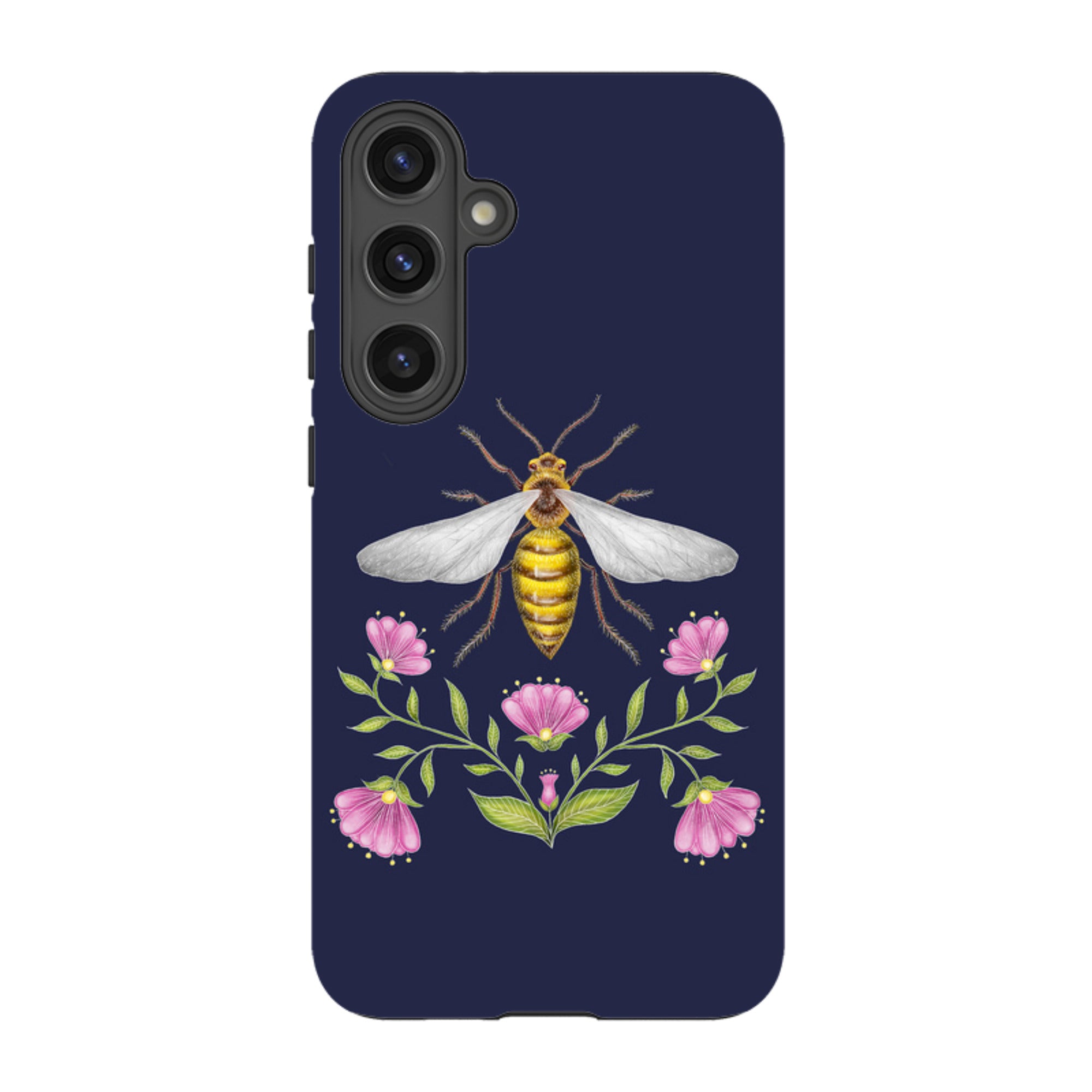 Samsung Tough Case - Wings Of Freedom Navy By Catherine Rowe