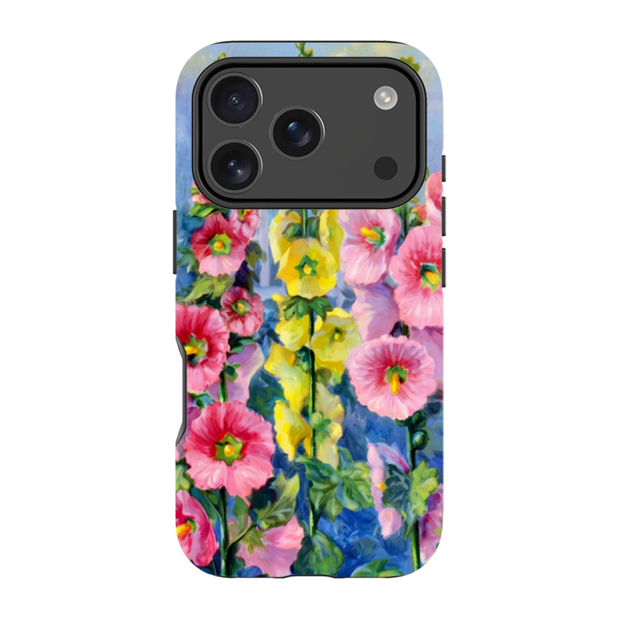 iPhone MagSafe Tough Case - Hollyhock Garden