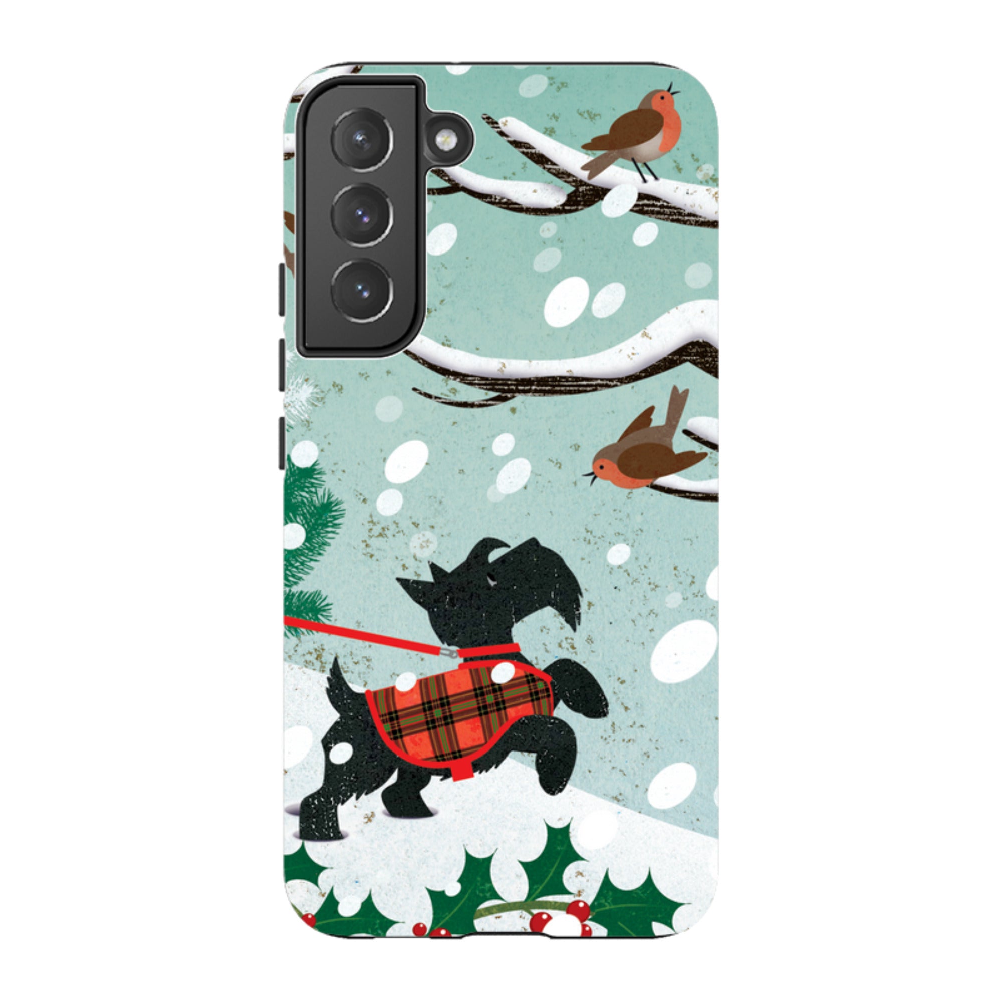 Samsung Tough Case - Scottie in Snow By Liane Payne
