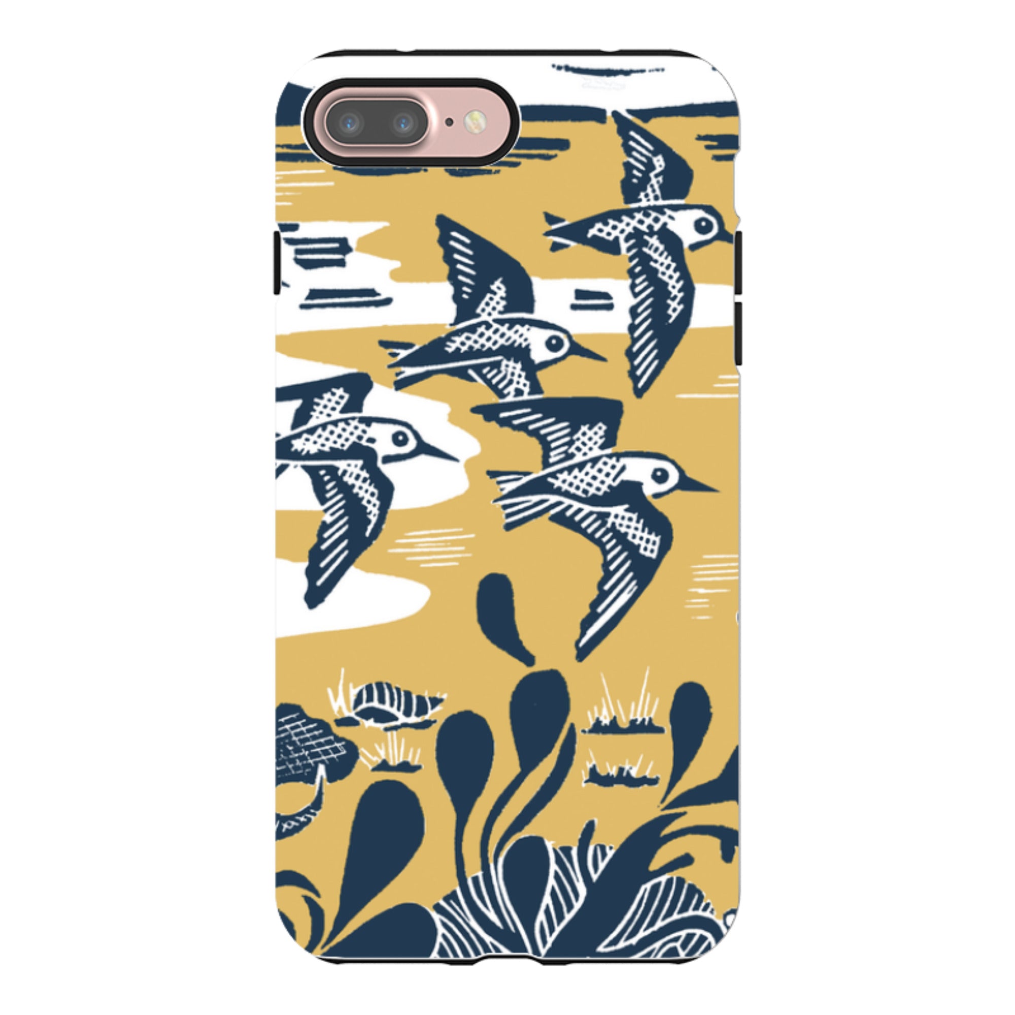 iPhone Tough Case - Sanderlings At The Shore By Kate Heiss