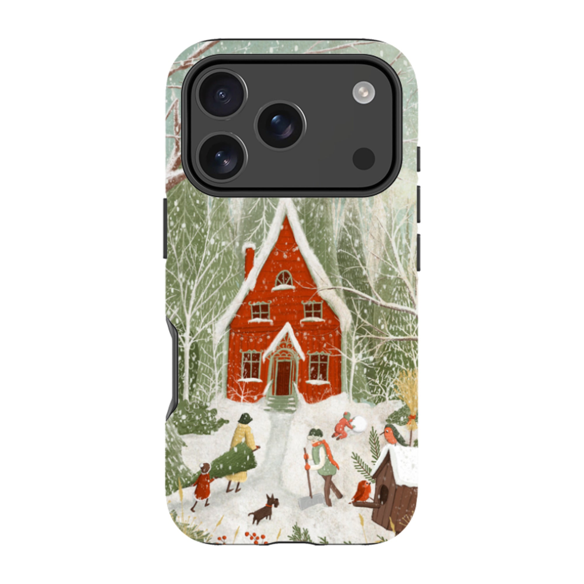 iPhone Tough Case -Christmas Garden Day By Maja Lindberg