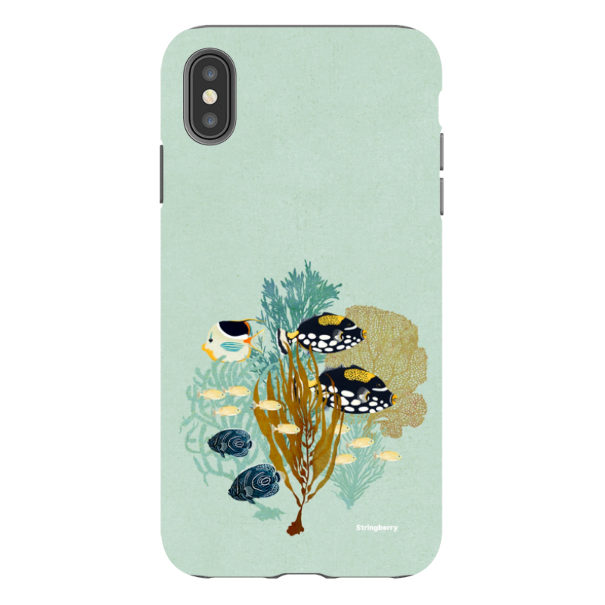 iPhone Tough Case - Fish Town By Katherine Quinn