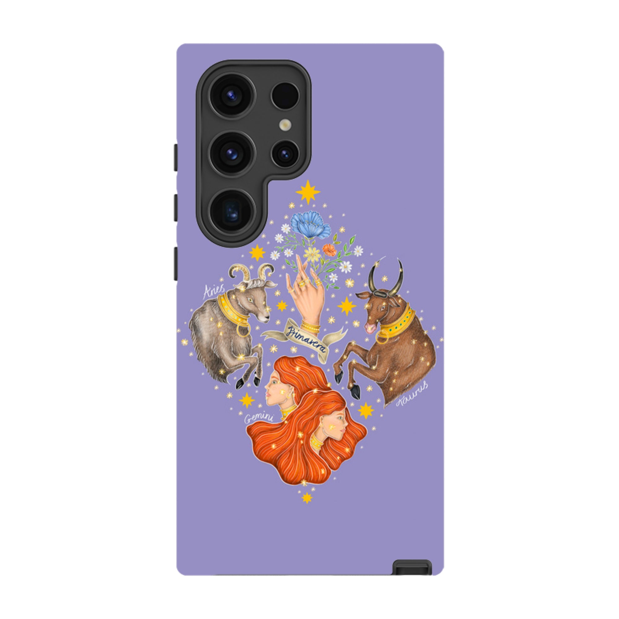 Samsung Tough Case - Spring Zodiac By Catherine Rowe