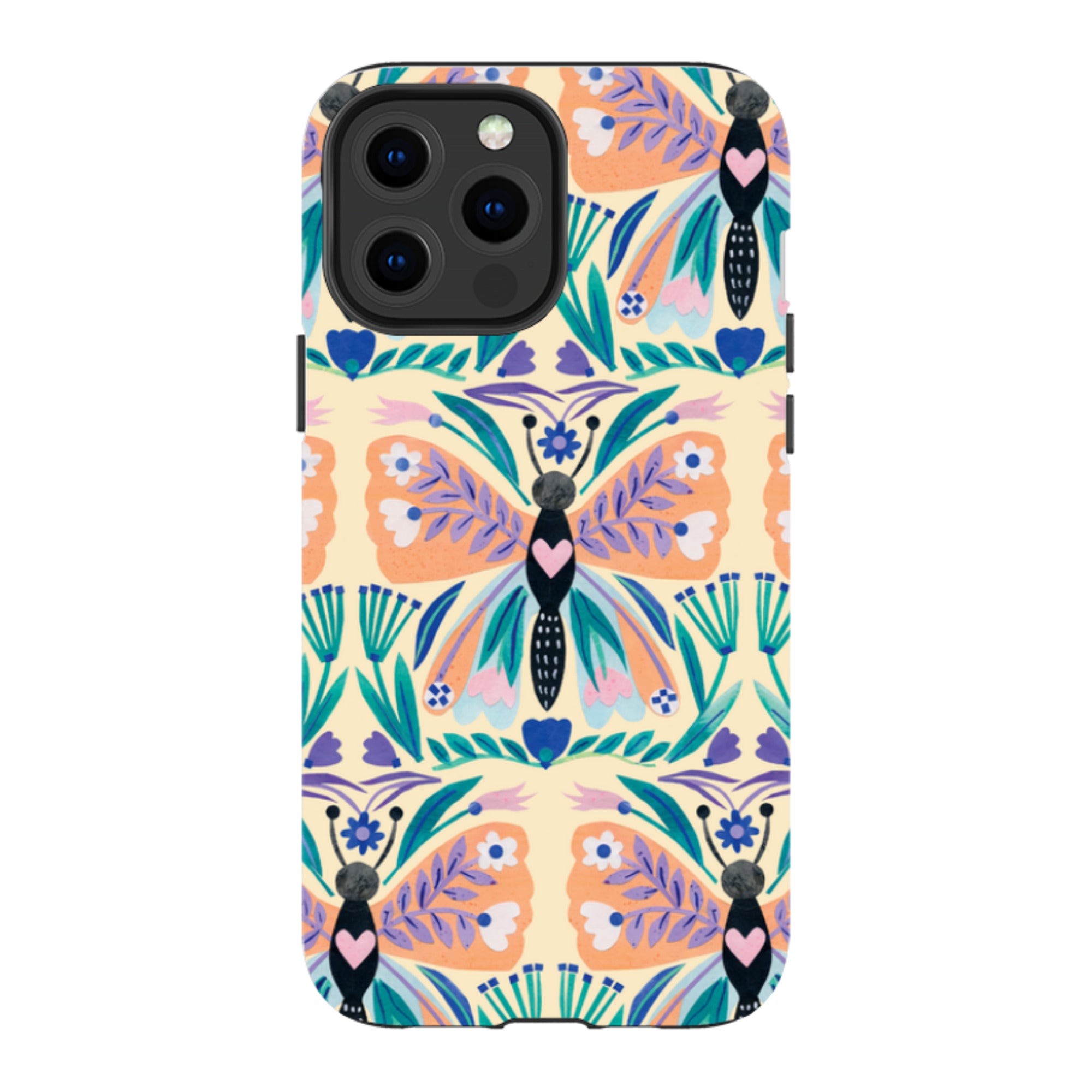 iPhone MagSafe Tough Case - All Over Butterfly By Tracey English