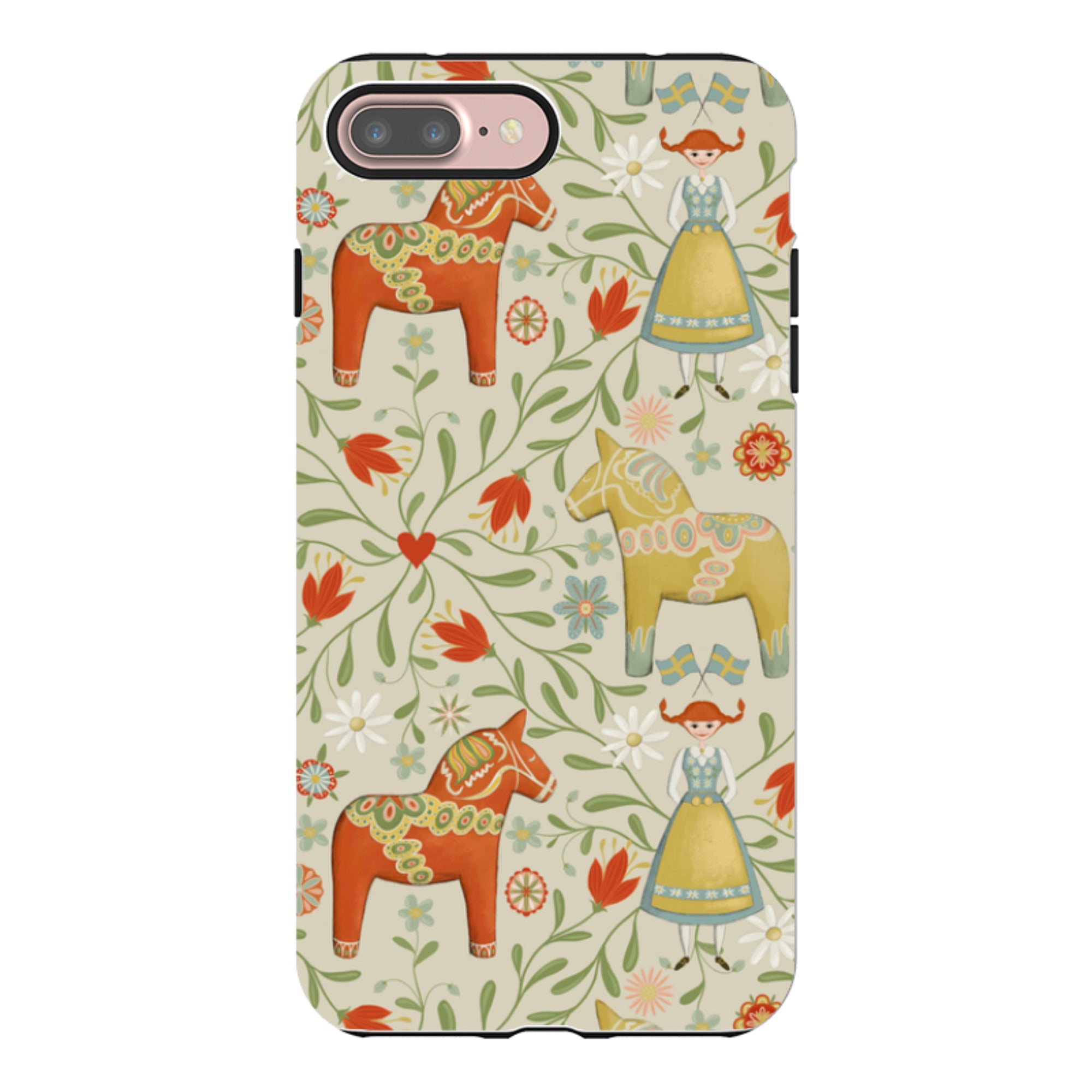 iPhone Case - Dala Horse By Maja Lindberg