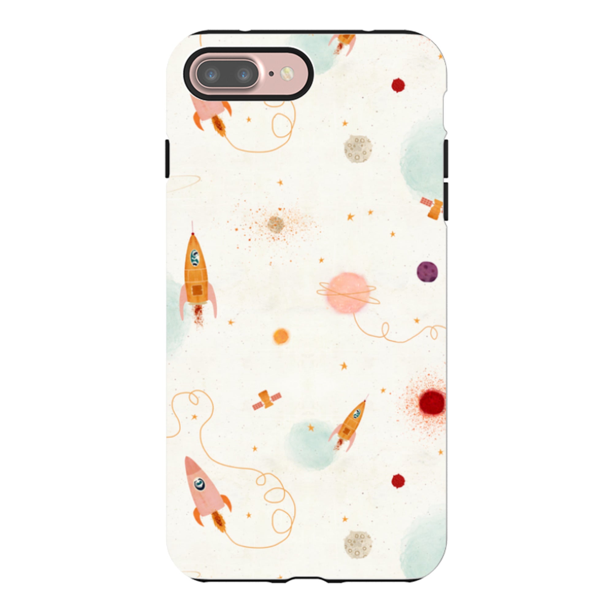 iPhone Tough Case - Rockets Cream By Katherine Quinn