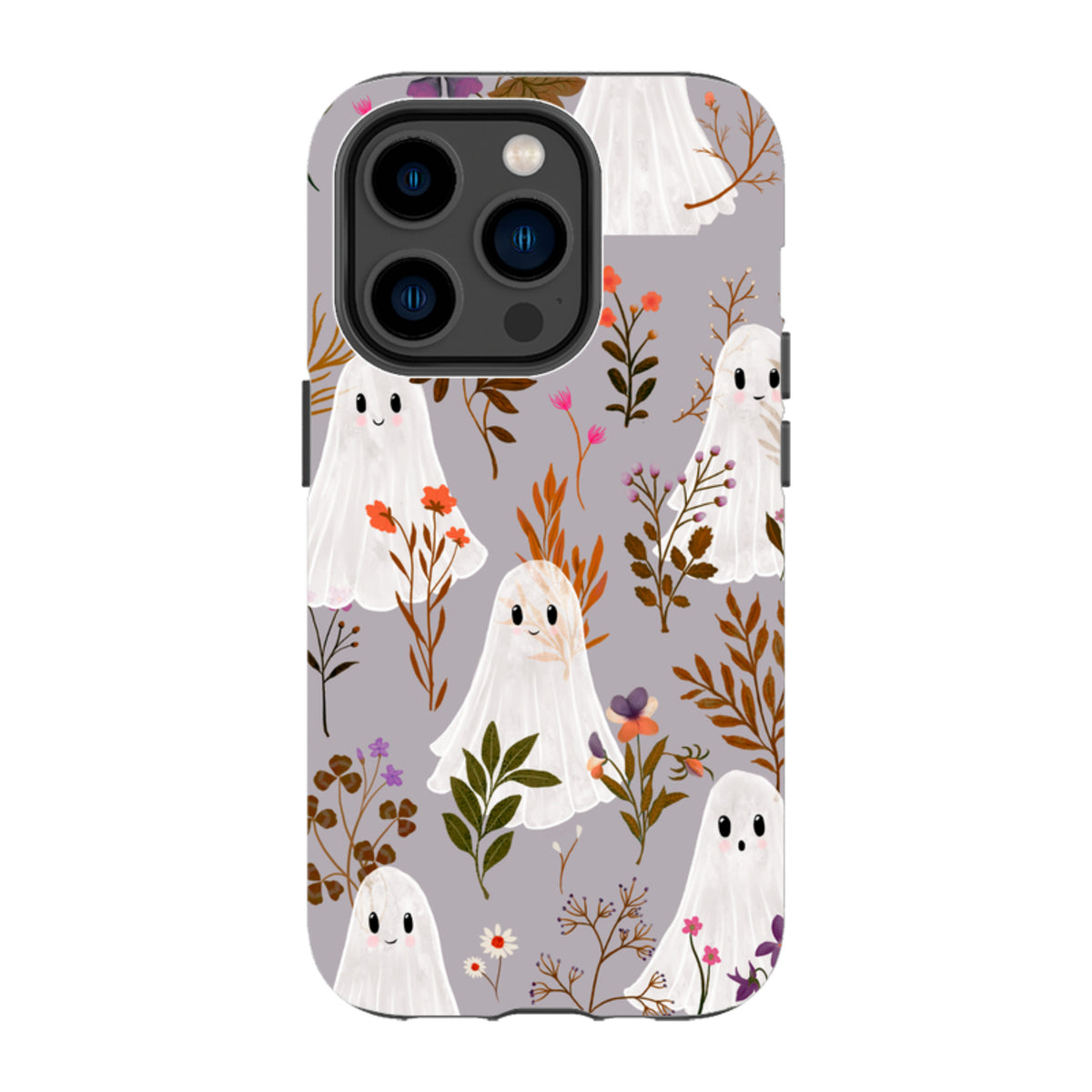 iPhone Tough Case - Ghost in the Garden - Mauve By Katherine Quinn