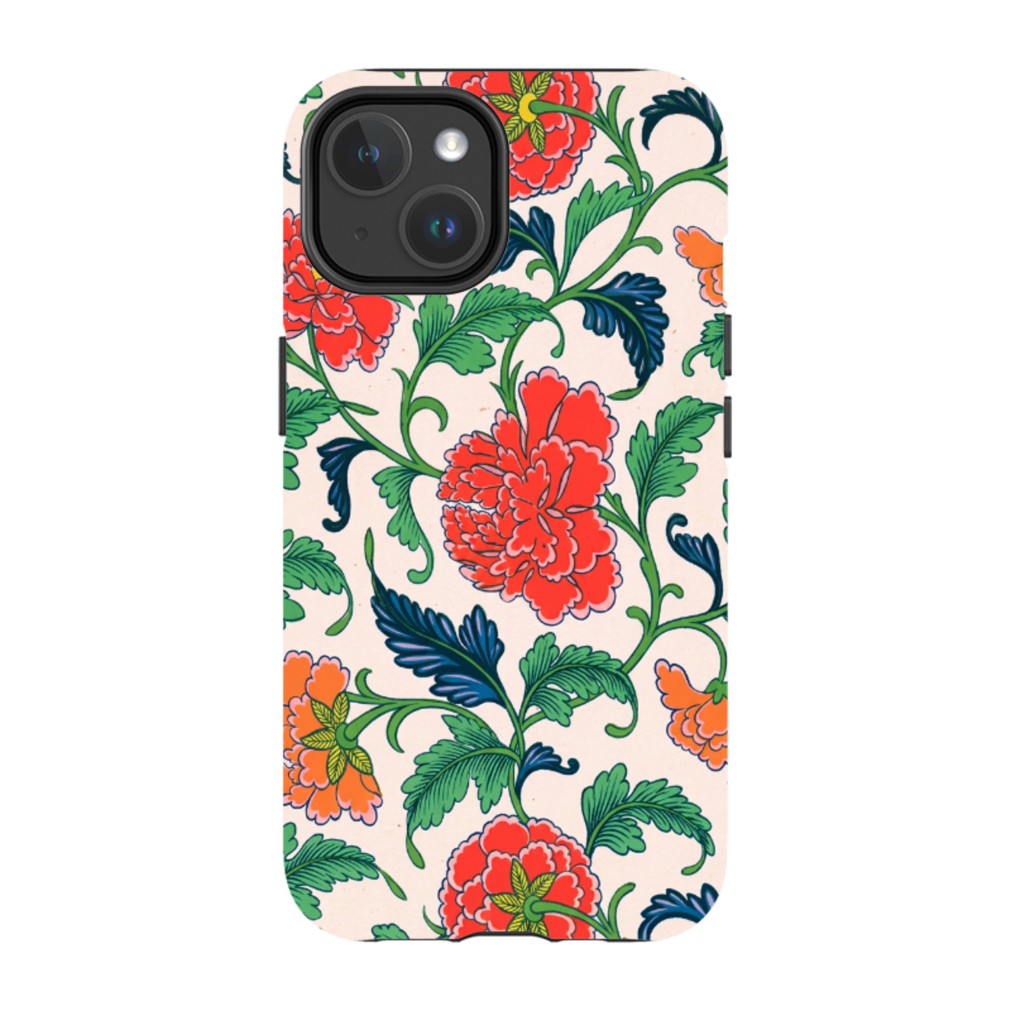 iPhone MagSafe Tough Case - Vintage Peony Floral