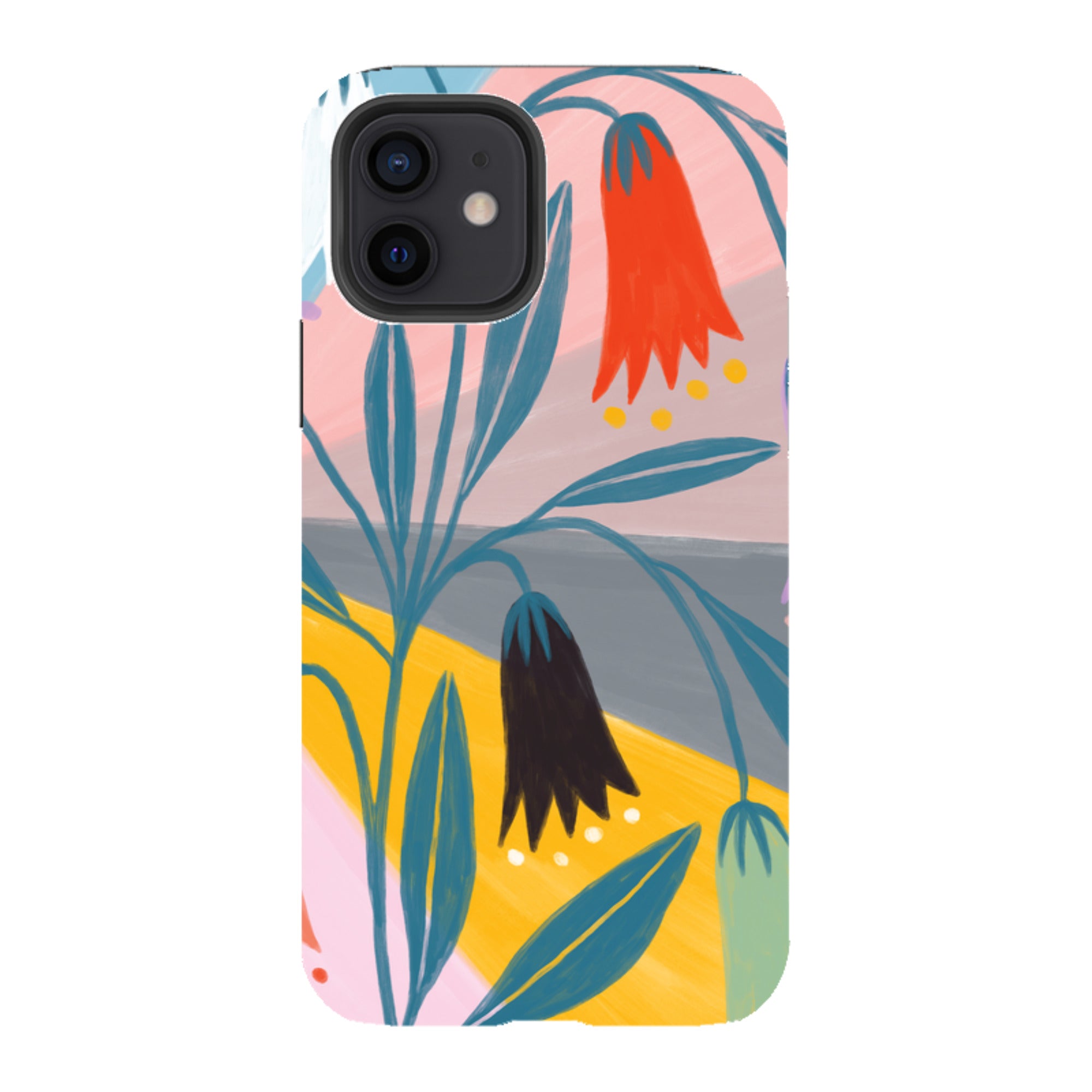 iPhone Tough Case - Bell Flowers By Lee Foster Wilson