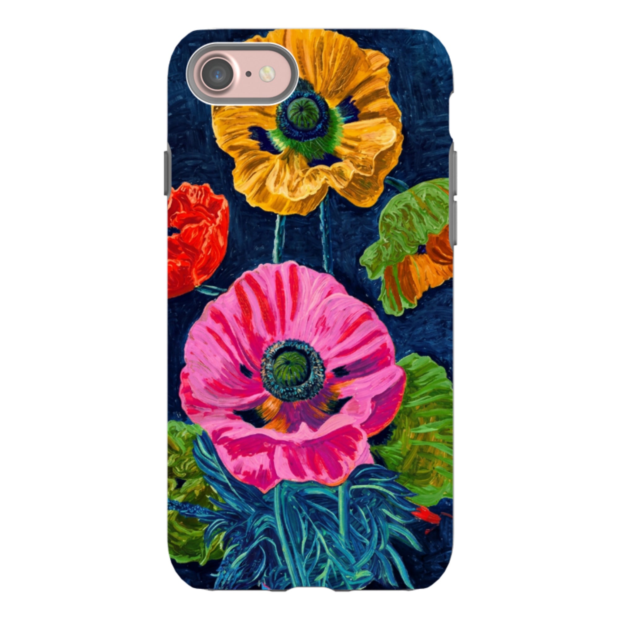 iPhone Tough Case - Kisling Poppy Blue