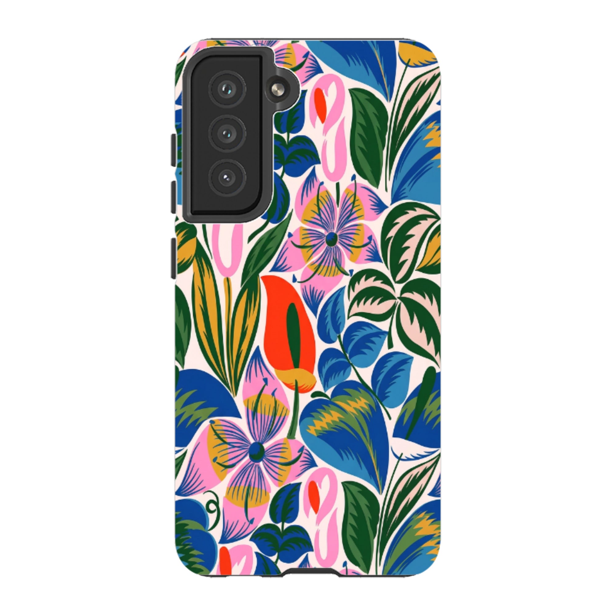 Samsung Tough Case - Retro Tropical Floral