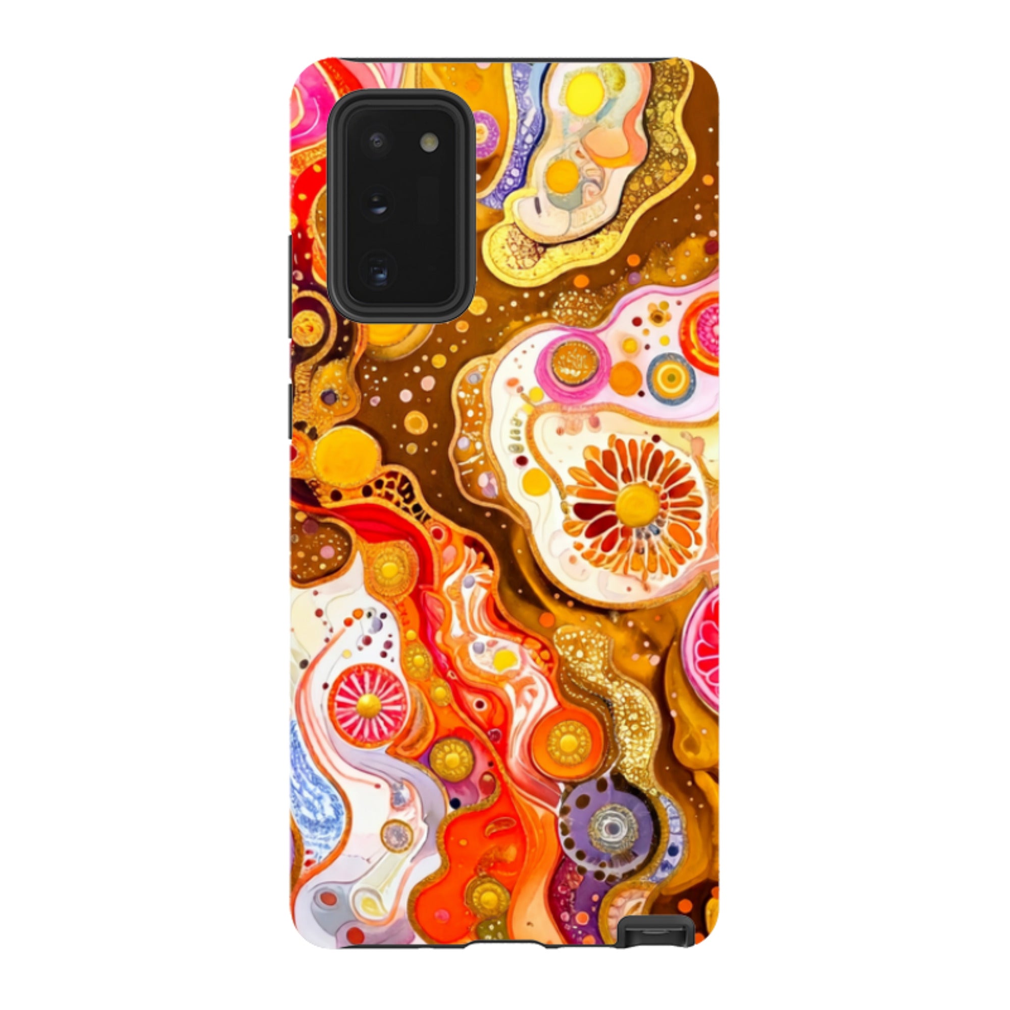 Samsung Tough  Case - Fire Marble