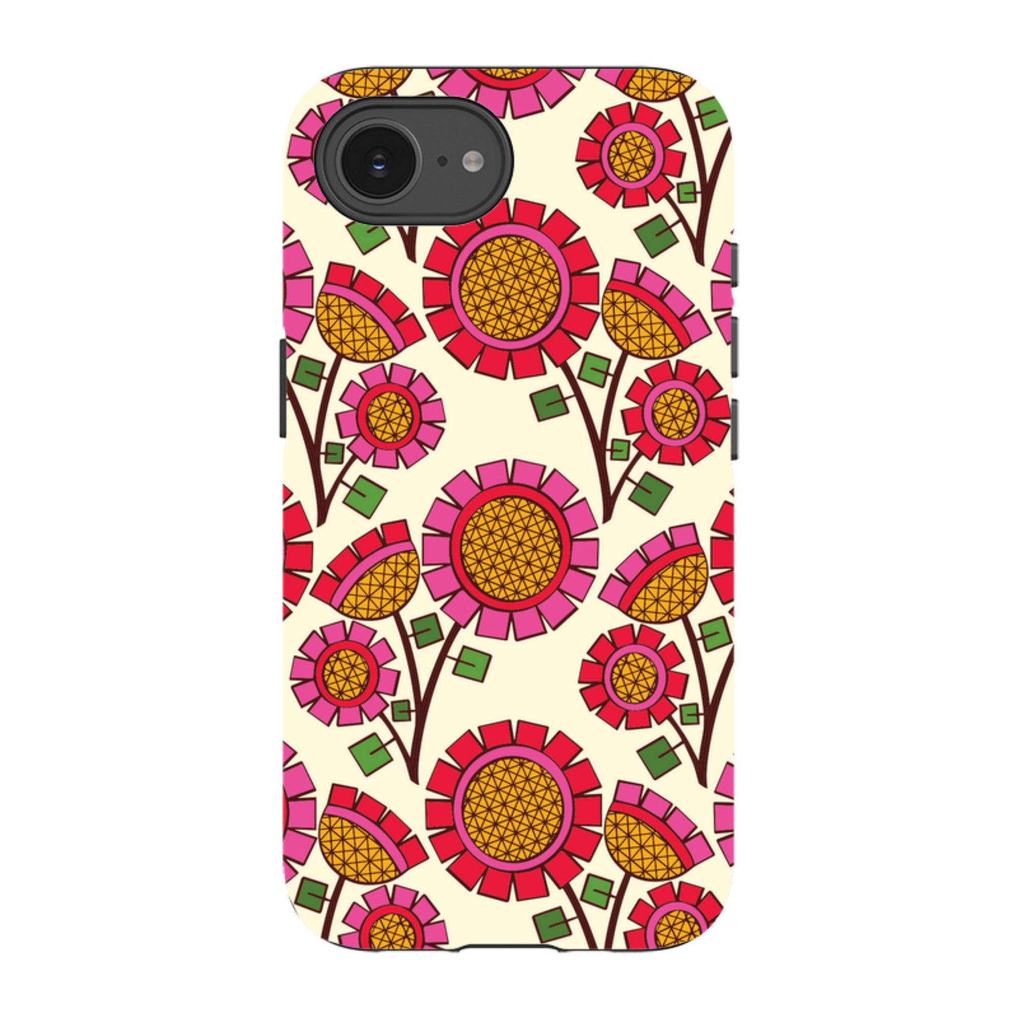 iPhone Tough Case - Pop Flower By Amelia Bowman