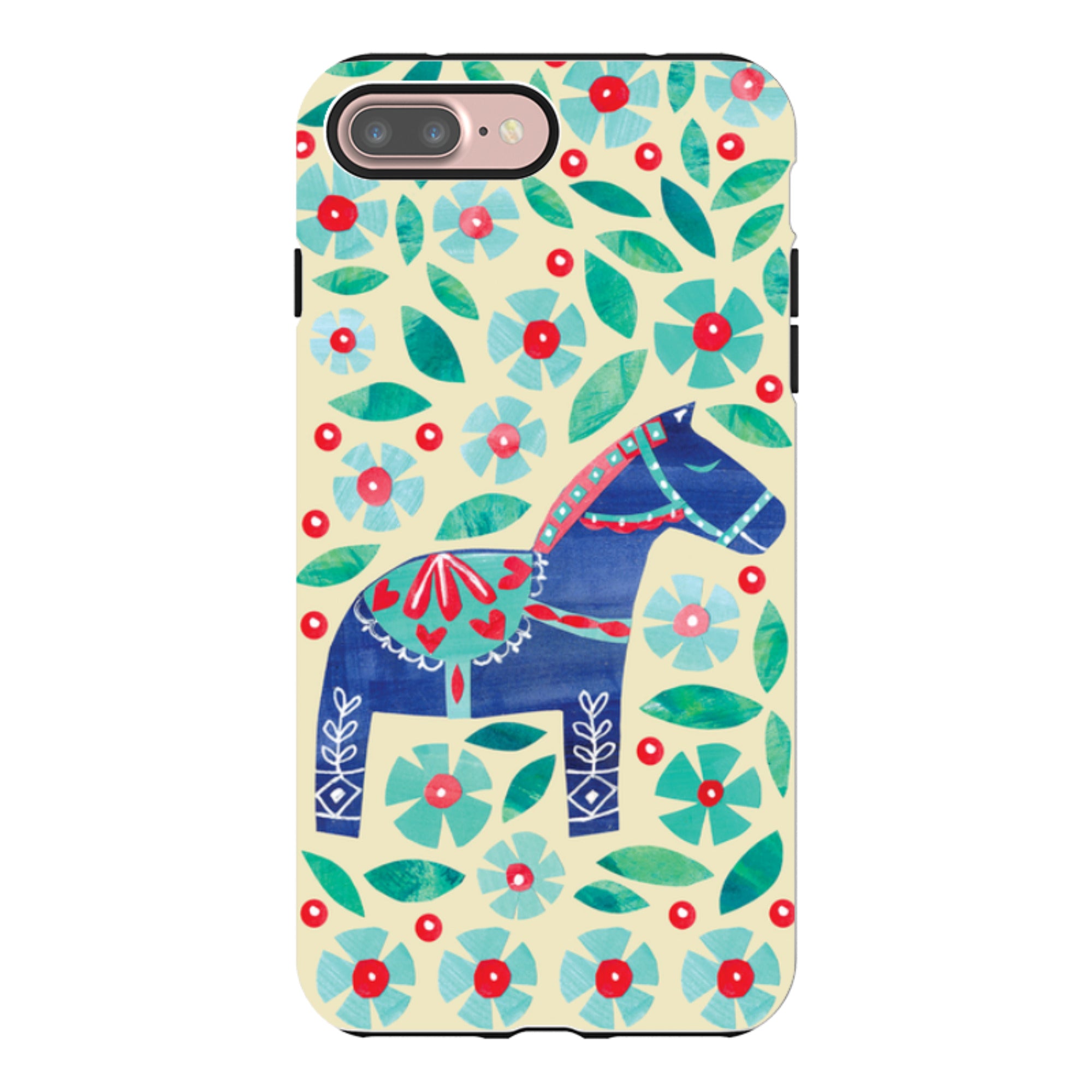 iPhone Tough Case - Dala Horse By Tracey English