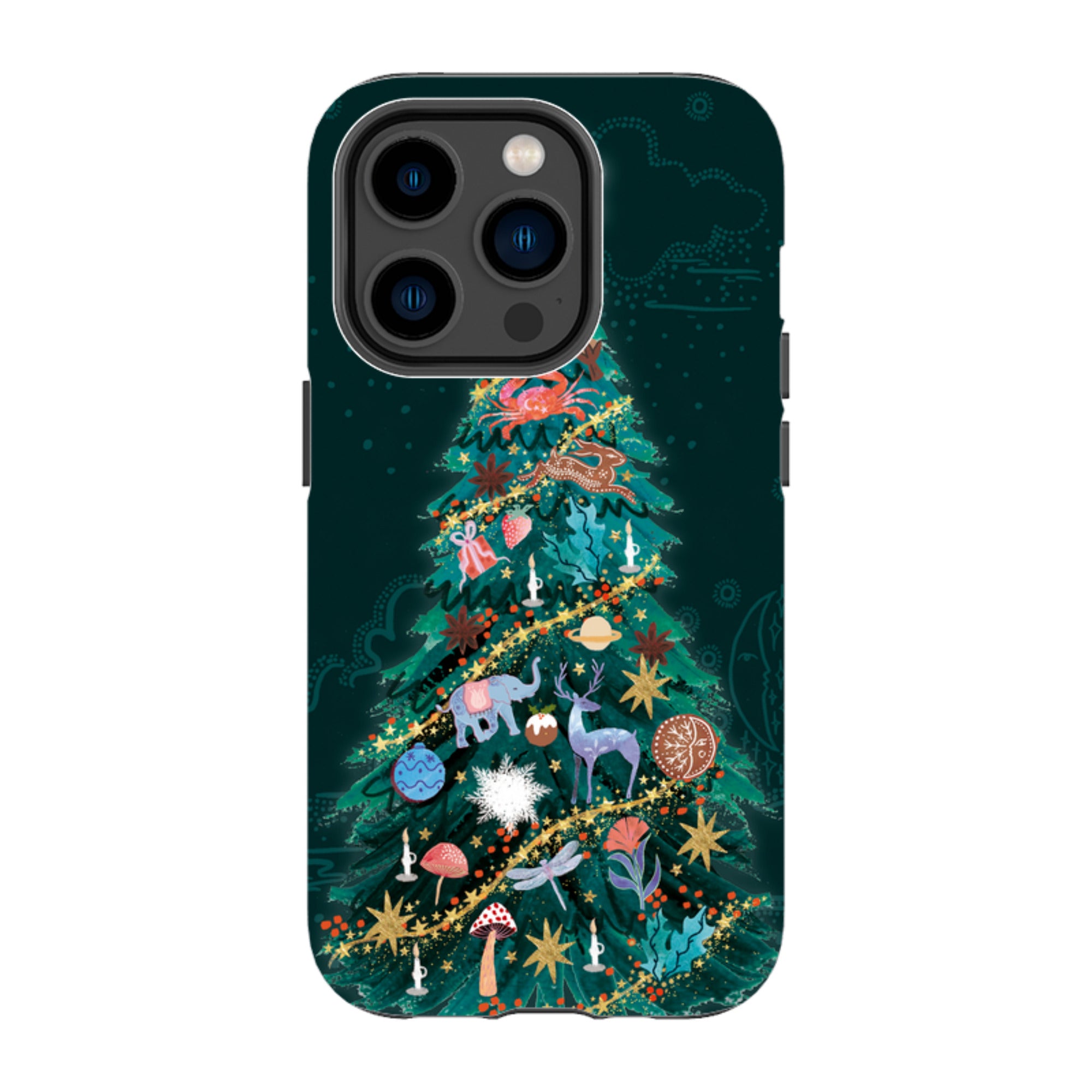 iPhone Tough Case - Kitsch Tree By Emma Frances Grant