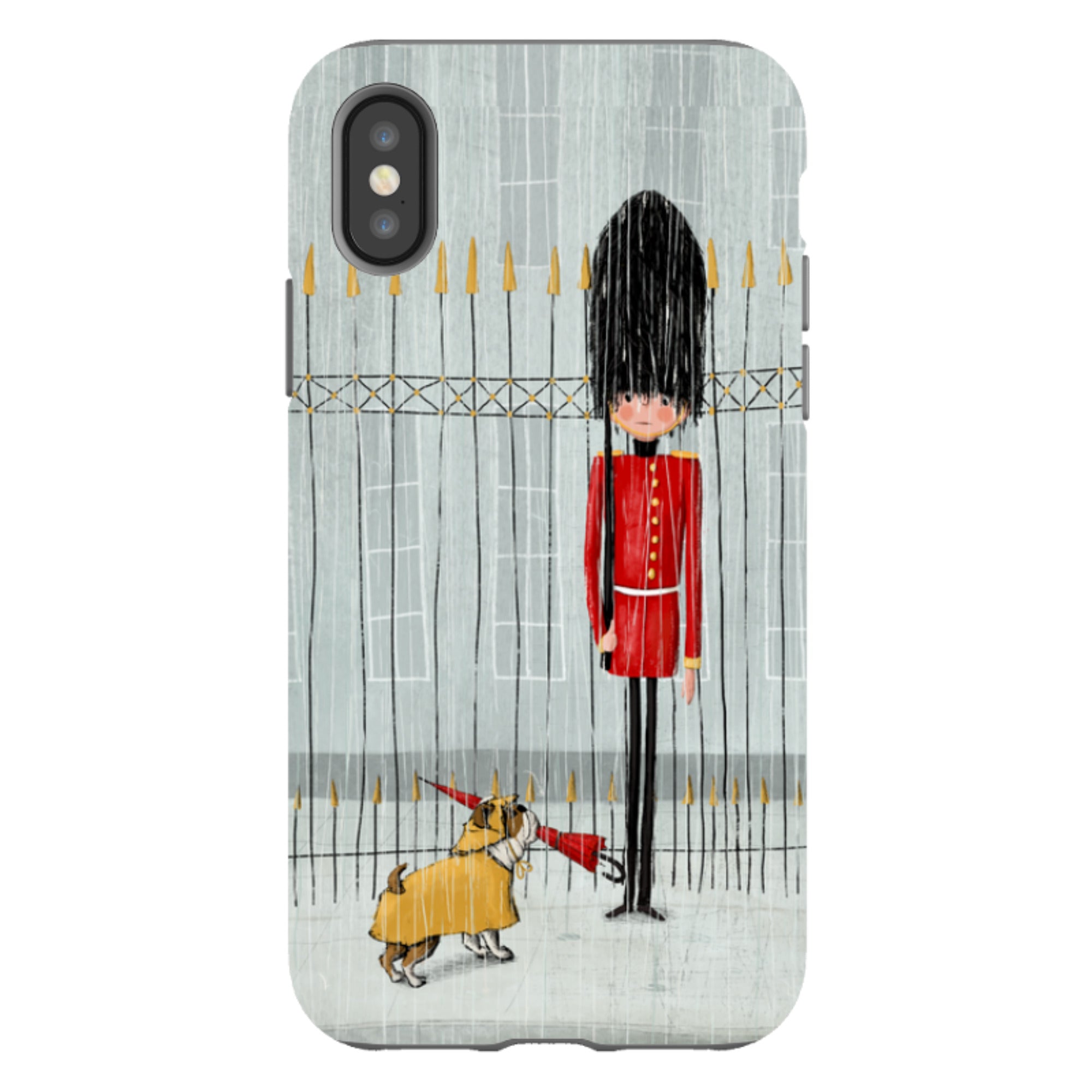 iPhone Tough Case - London In Rain By Maja Lindberg