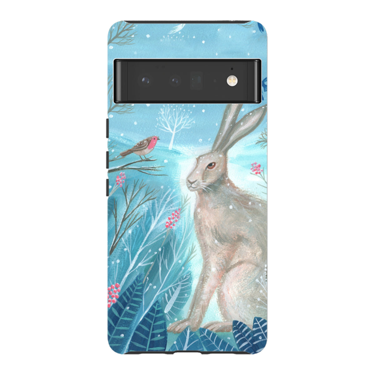 Google Tough Case - Winter Hare By Mary Stubberfield