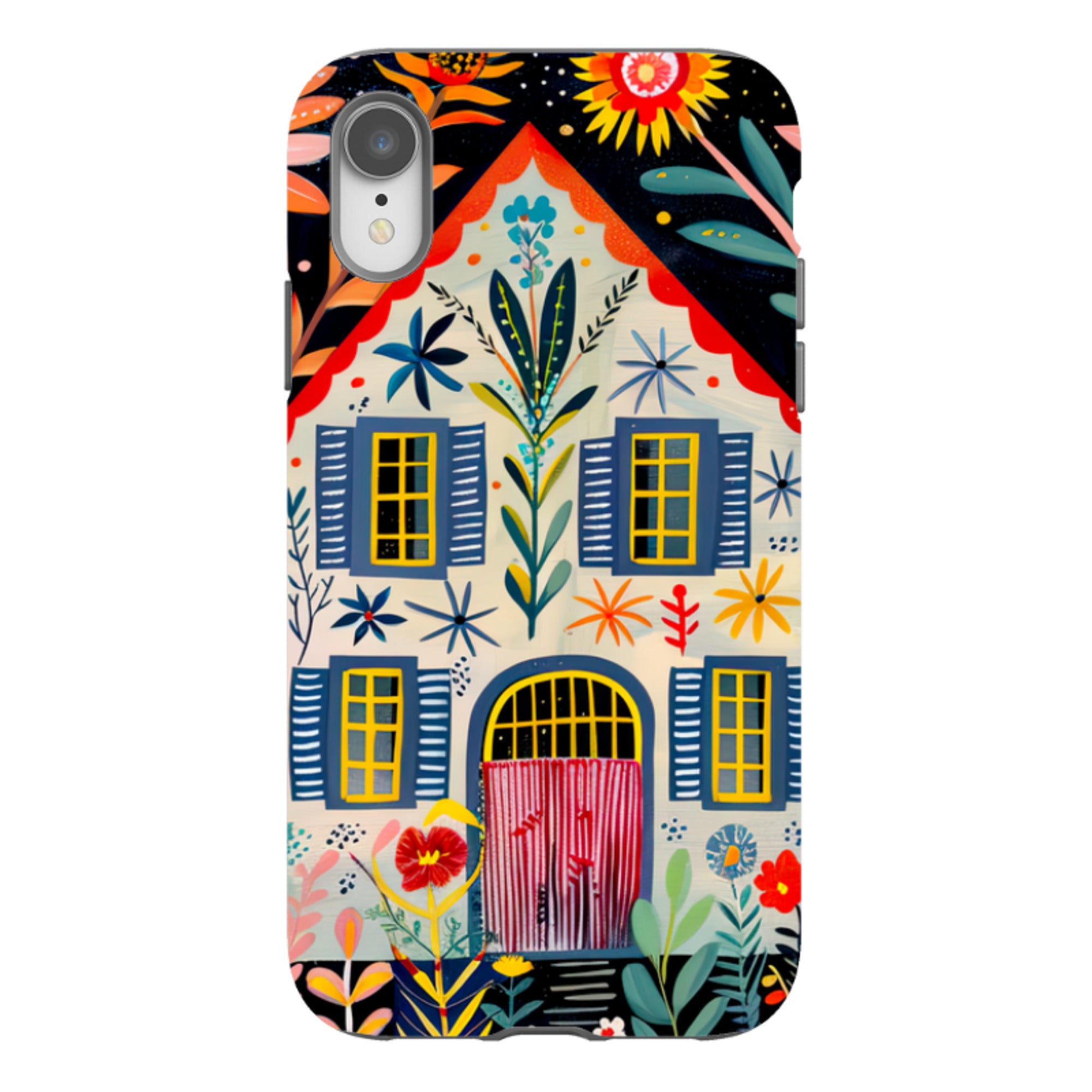 iPhone Case - Folk Art House X