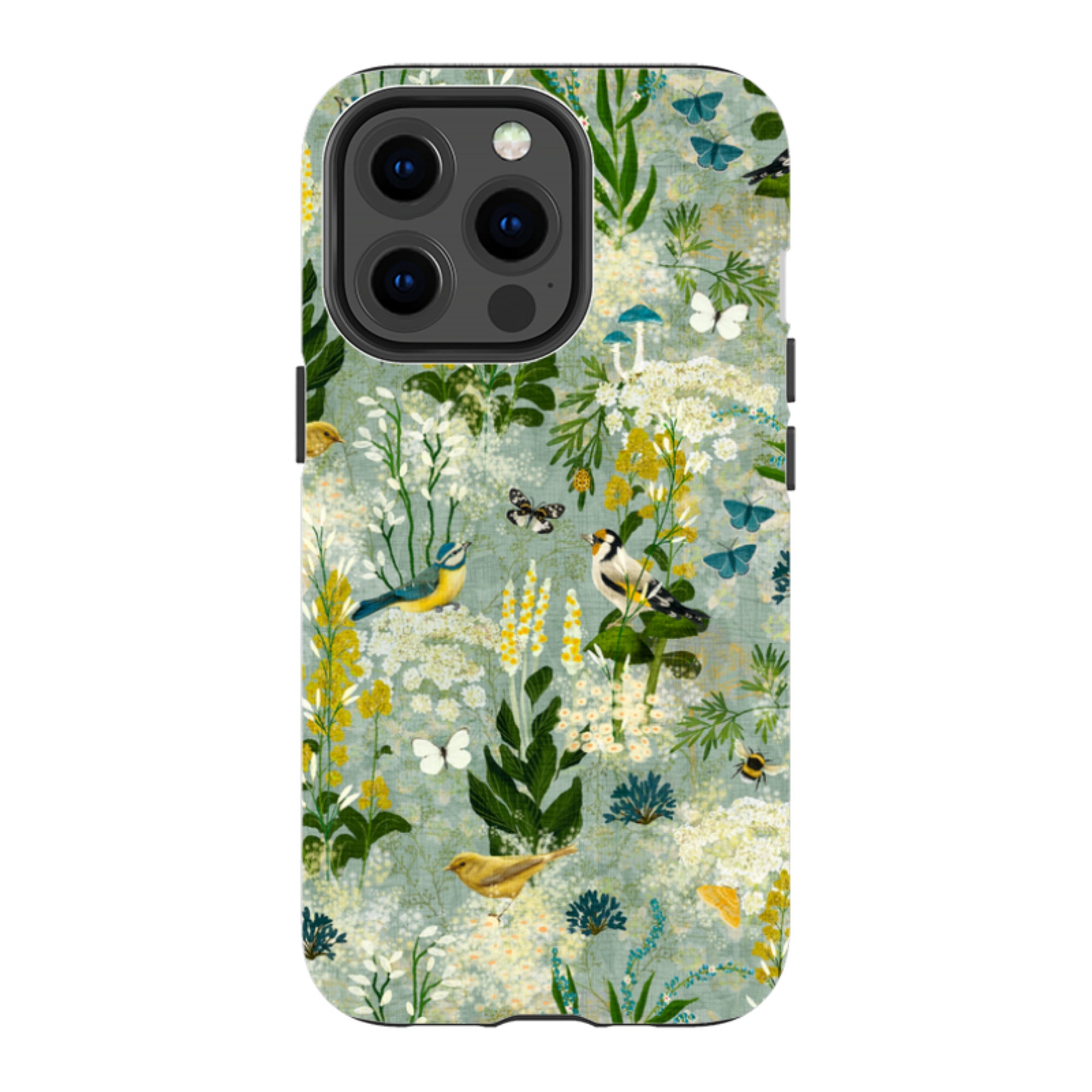 iPhone Tough Case - Song Bird Garden By Katherine Quinn