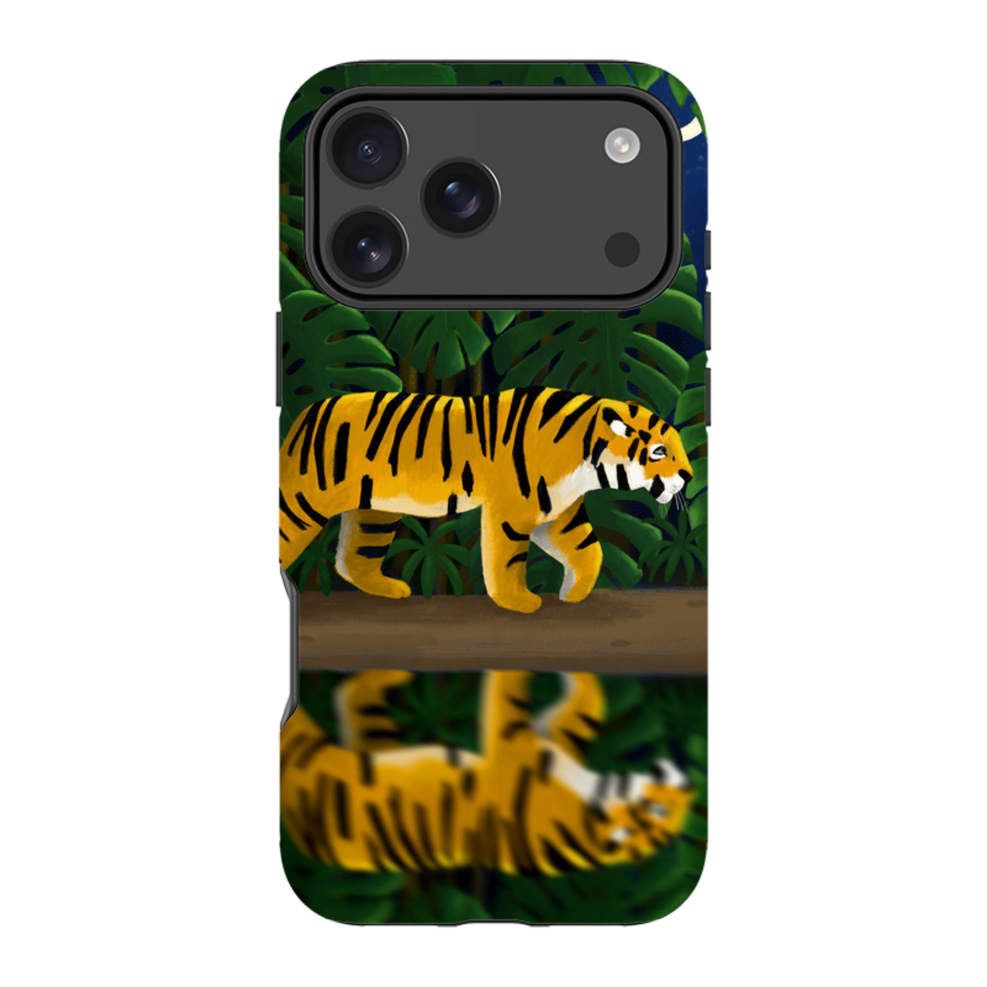 iPhone MagSafe Tough Case - Tiger Night By Bex Parkin