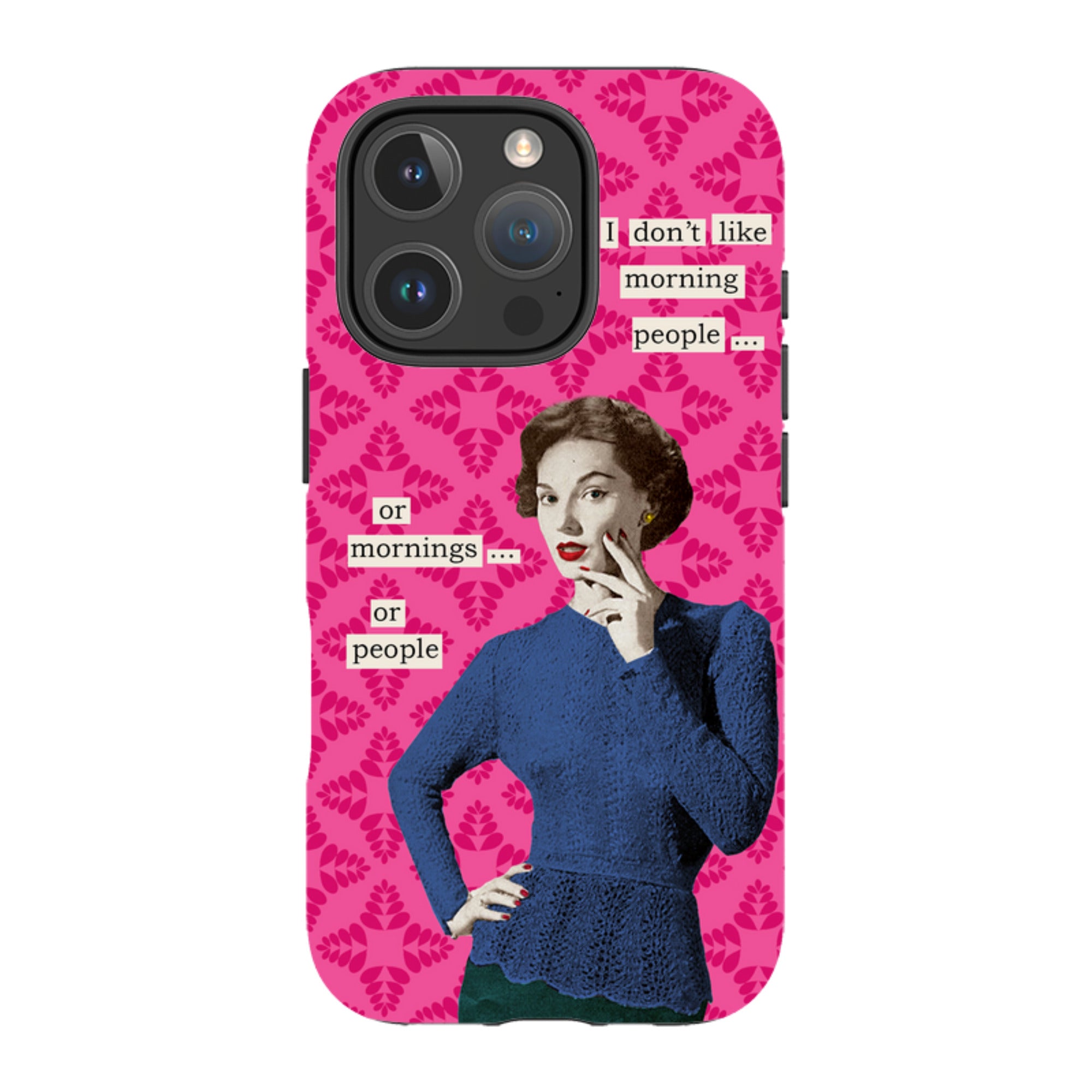 iPhone Tough Case - Morning Person By Clare Jordan