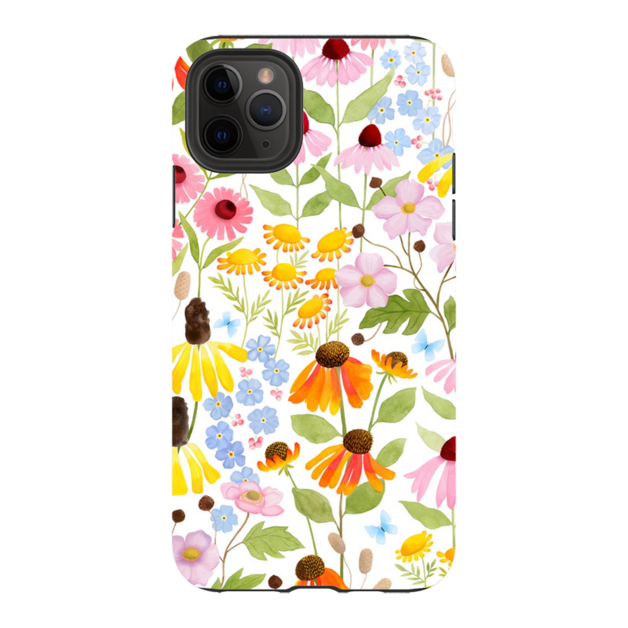 iPhone Tough Case - Wildflower Pattern By Bex Parkin