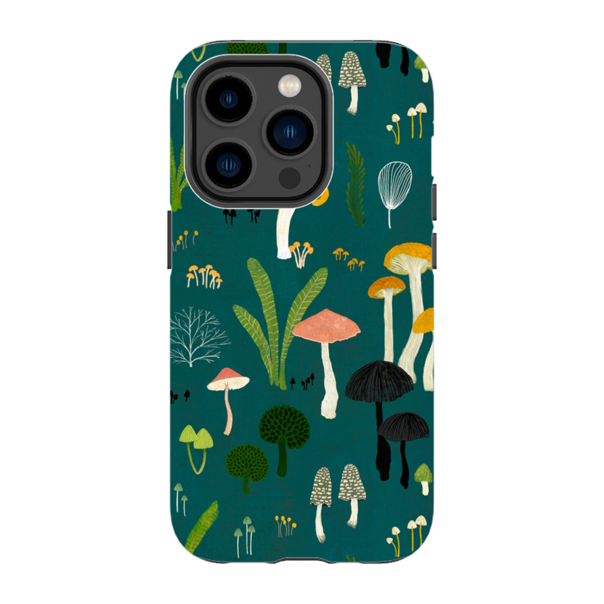 iPhone Tough Case - Mushroom Lake By Katherine Quinn