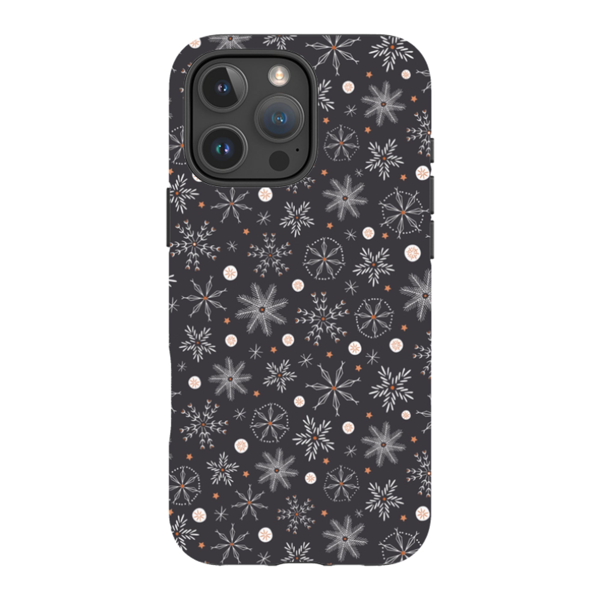 iPhone Tough Case - Christmas Snowflakes II By Ali Brookes