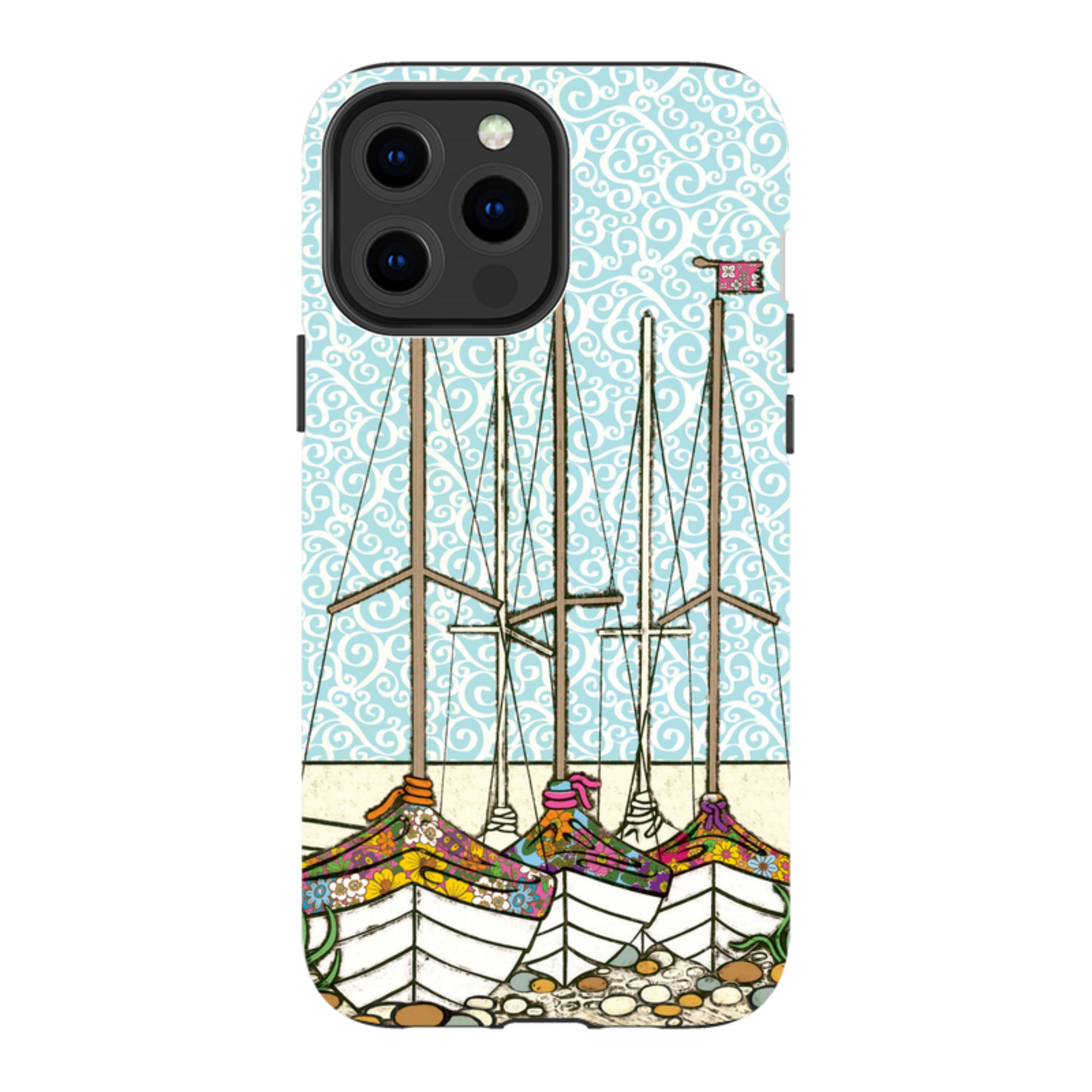 iPhone MagSafe Tough Case -  Boats At Rest By Amelia Bowman