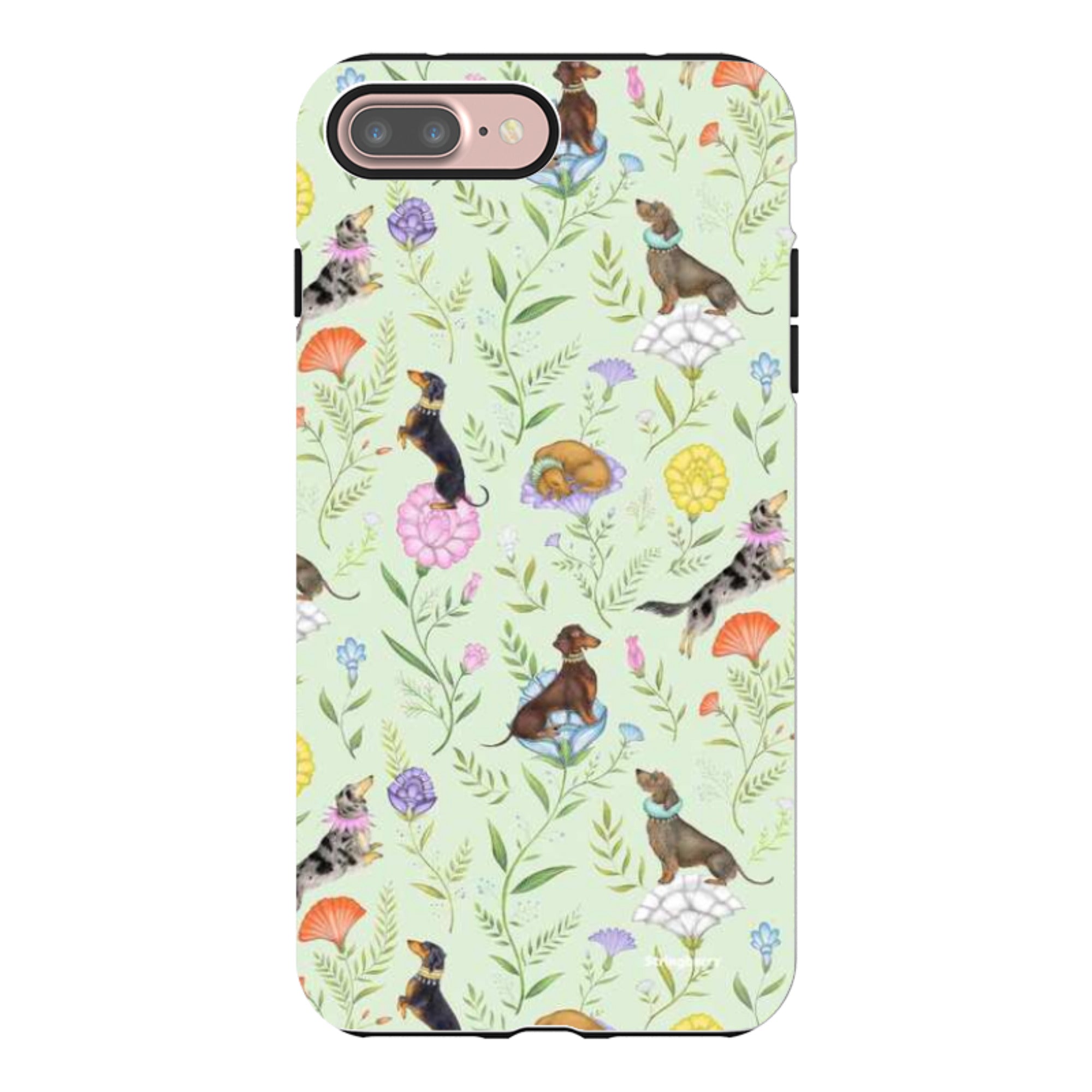 iPhone Tough Case - Doxy Day Afternoon Pistachio By Catherine Rowe