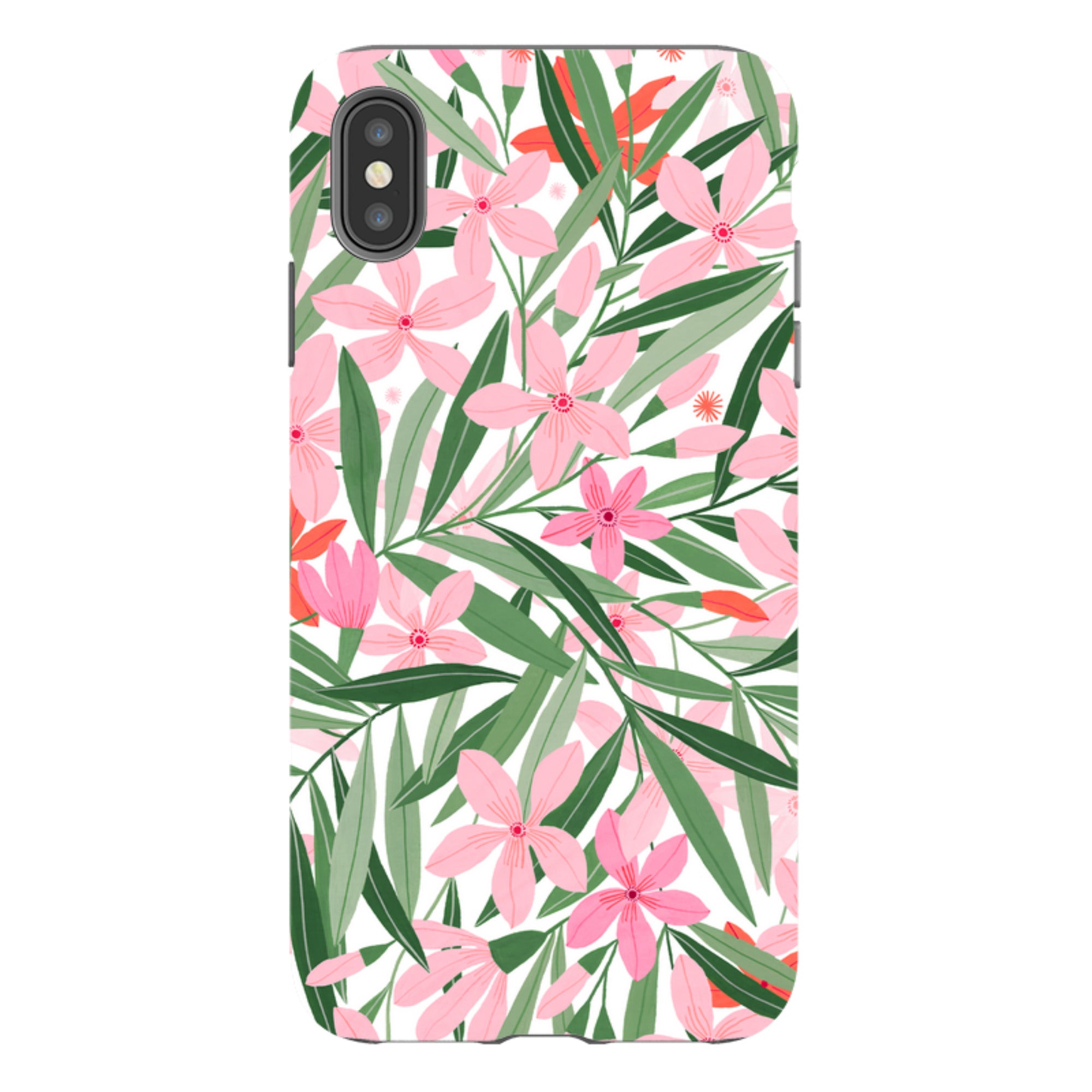 iPhone Tough Case - Oleandro Pattern By Madalina Andronic