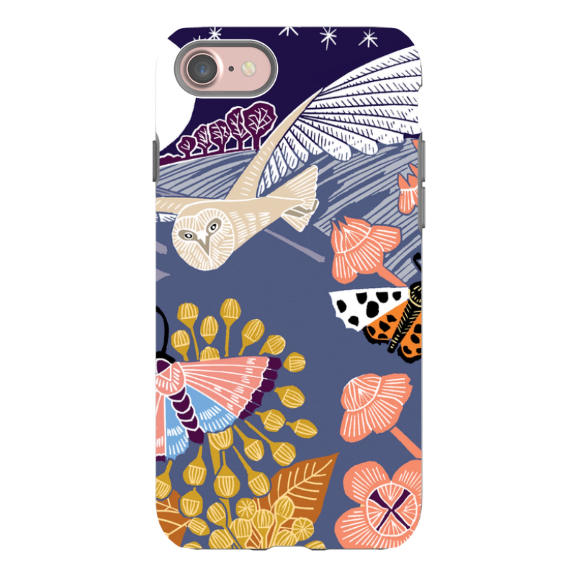 iPhone Tough Case - Evening Barn Owl By Kate Heiss