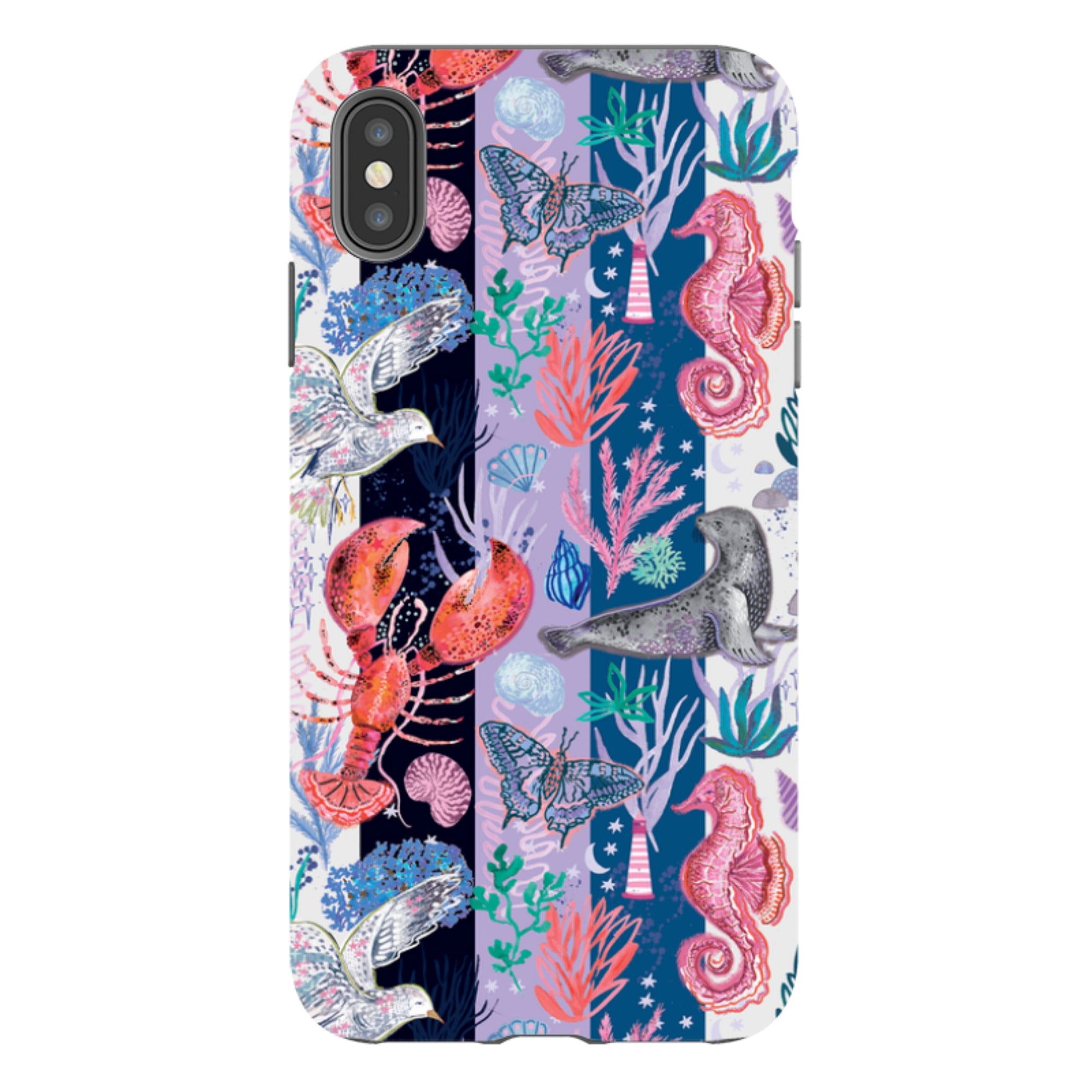 iPhone Case - Coastal Calling Stripe III By Emma Frances Grant
