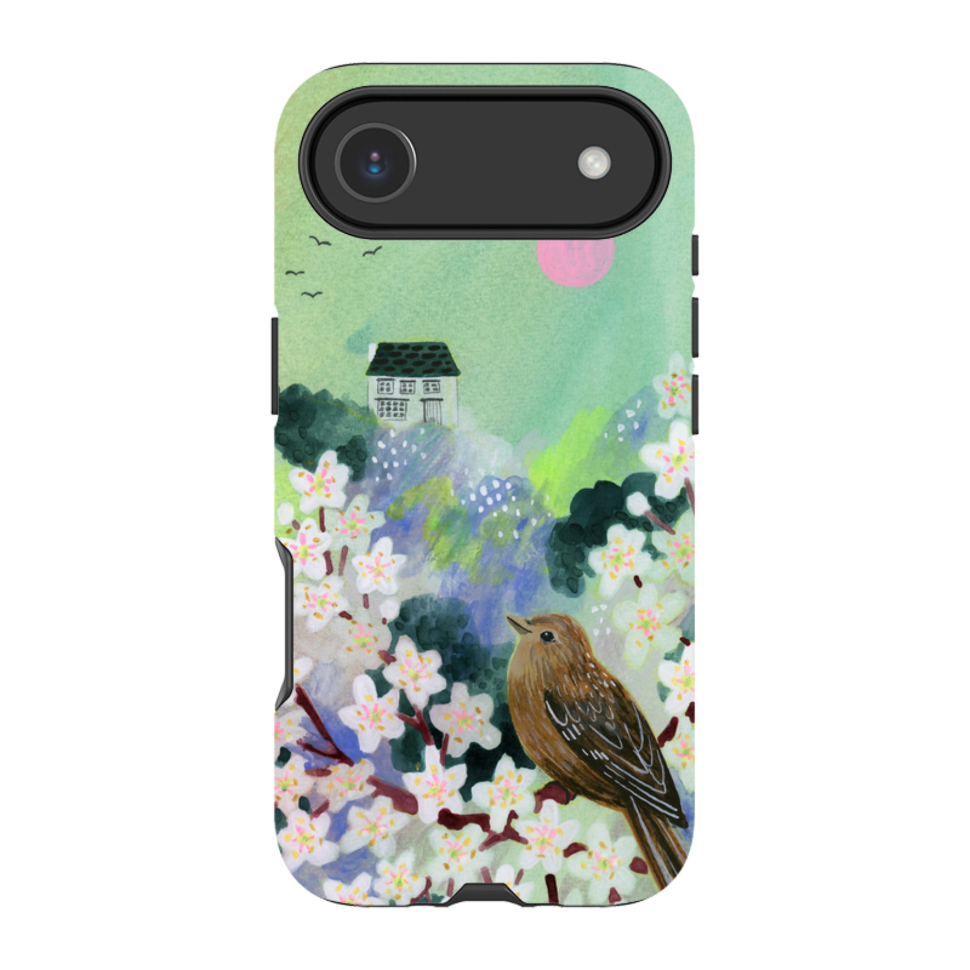 iPhone Tough Case - Blackthorn in the Valley By Lee Foster Wilson