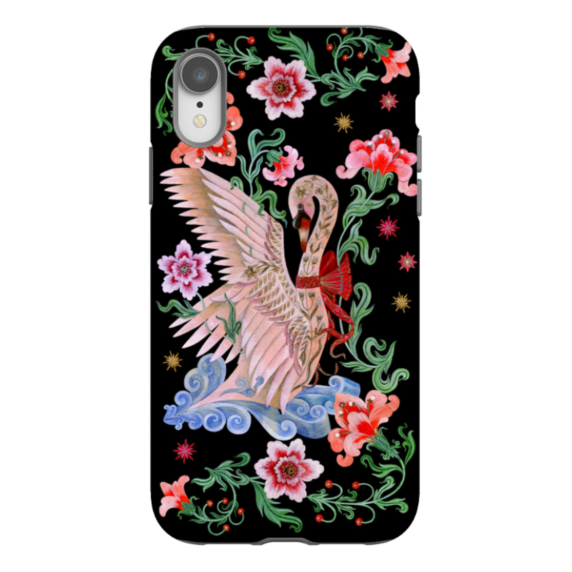 iPhone Tough  Case - Seven Swans A Swimming By Maria Matos