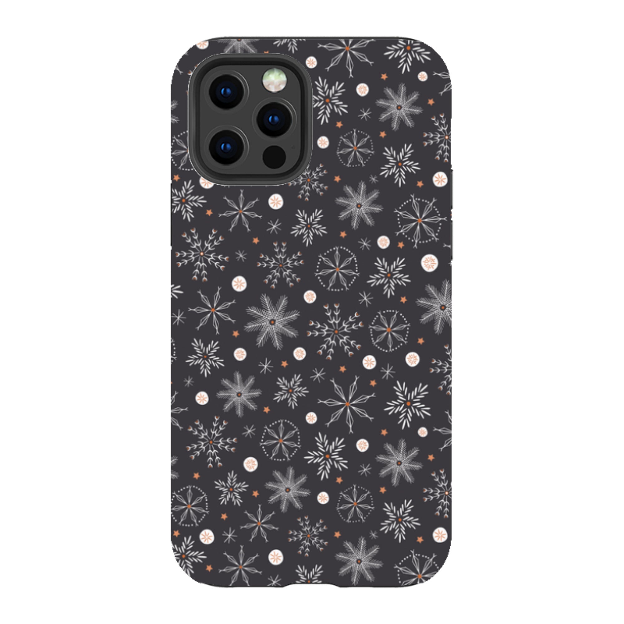 iPhone Tough Case - Christmas Snowflakes II By Ali Brookes