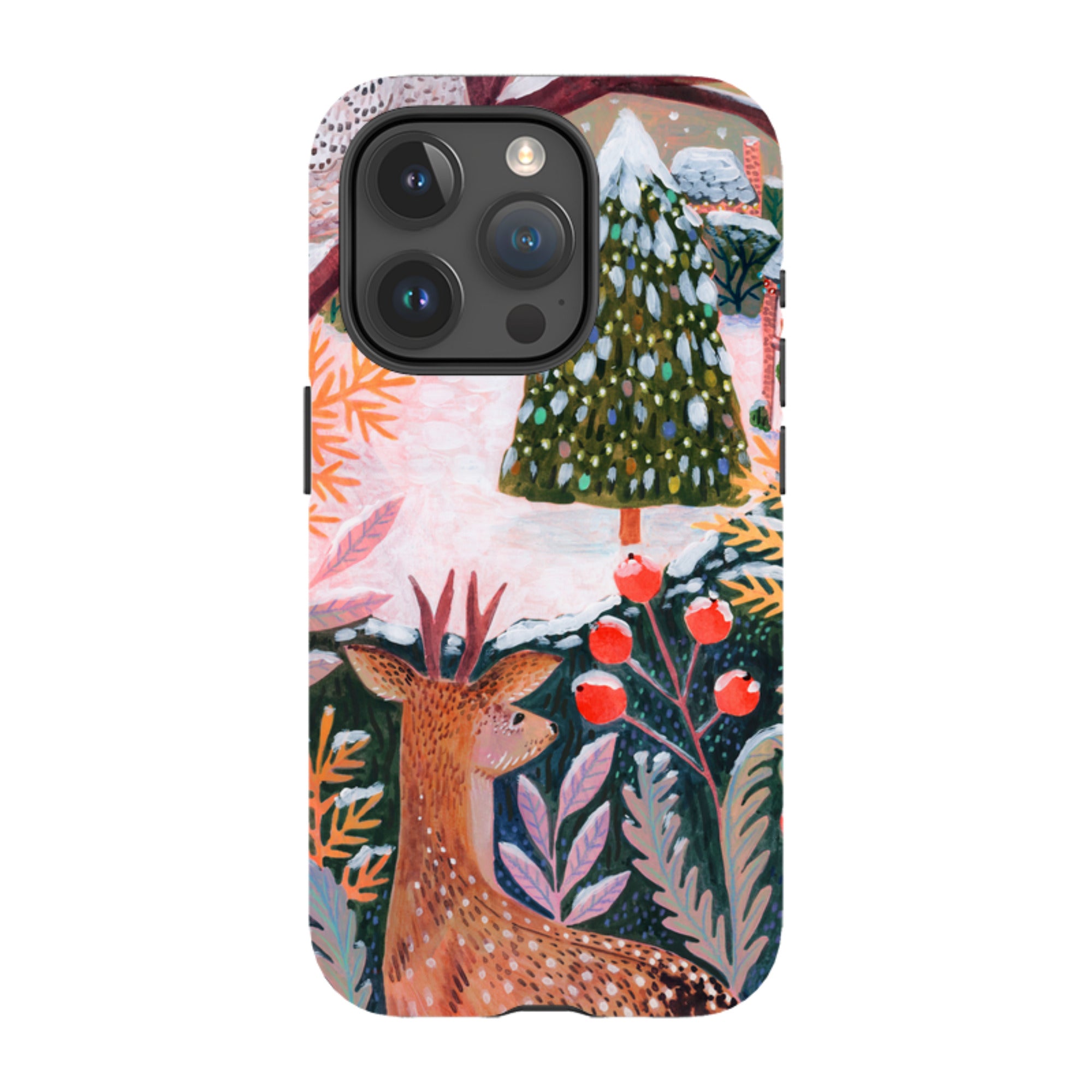 iPhone Tough Case - Deer By Lee Foster Wilson
