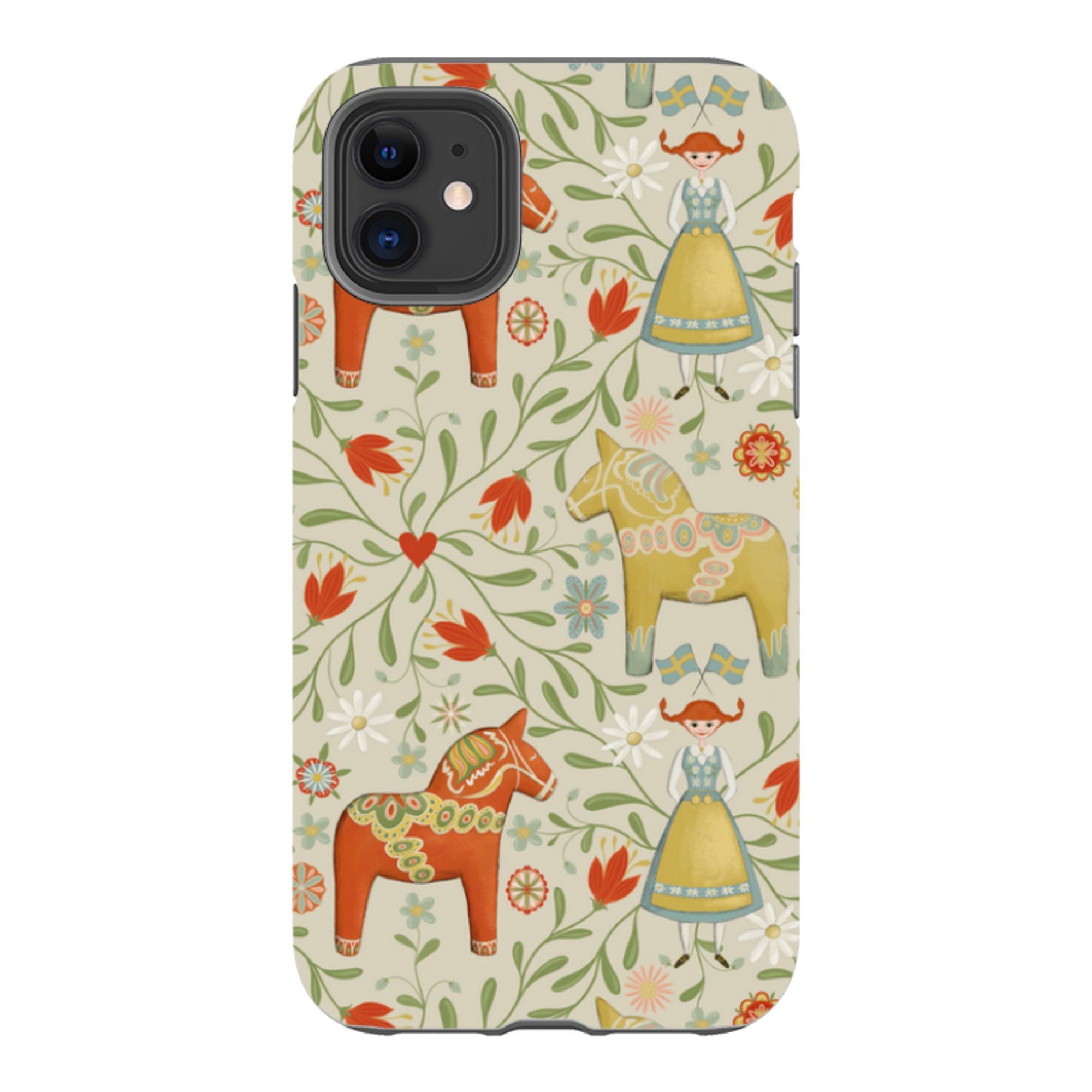 iPhone Case - Dala Horse By Maja Lindberg