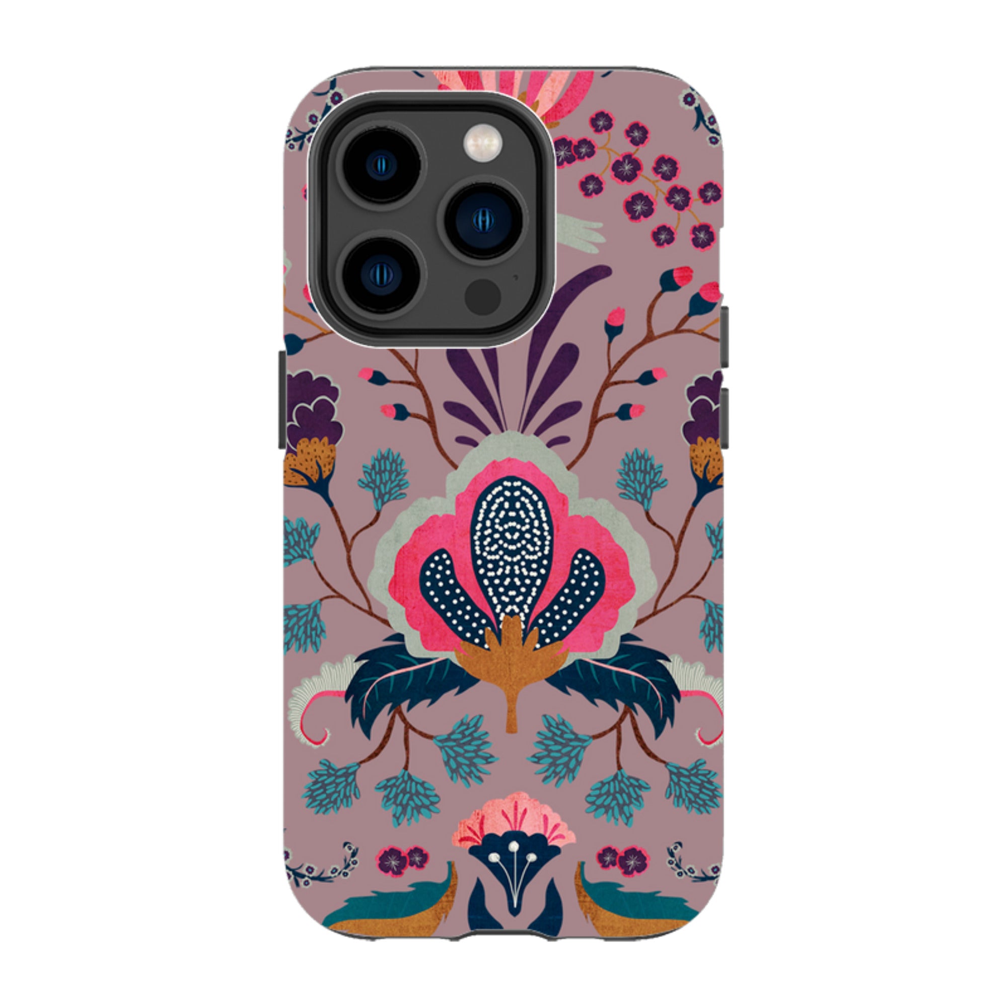 iPhone Tough Case - Folk Floral III By Katherine Quinn