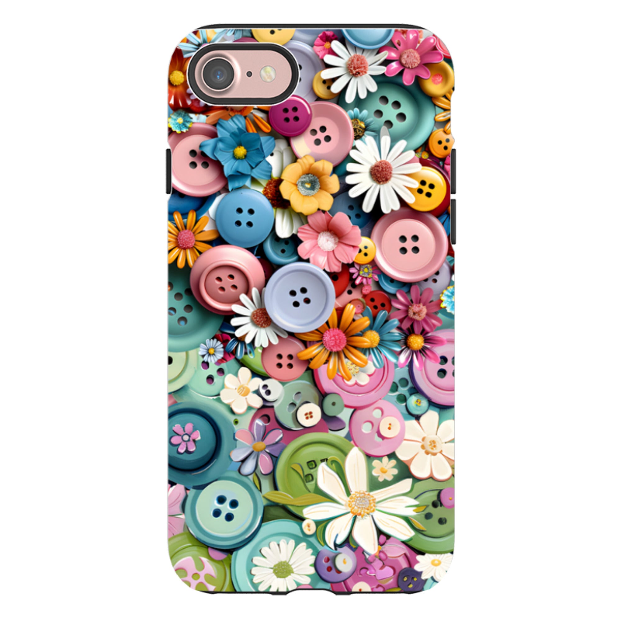 iPhone Case - Floral Buttons