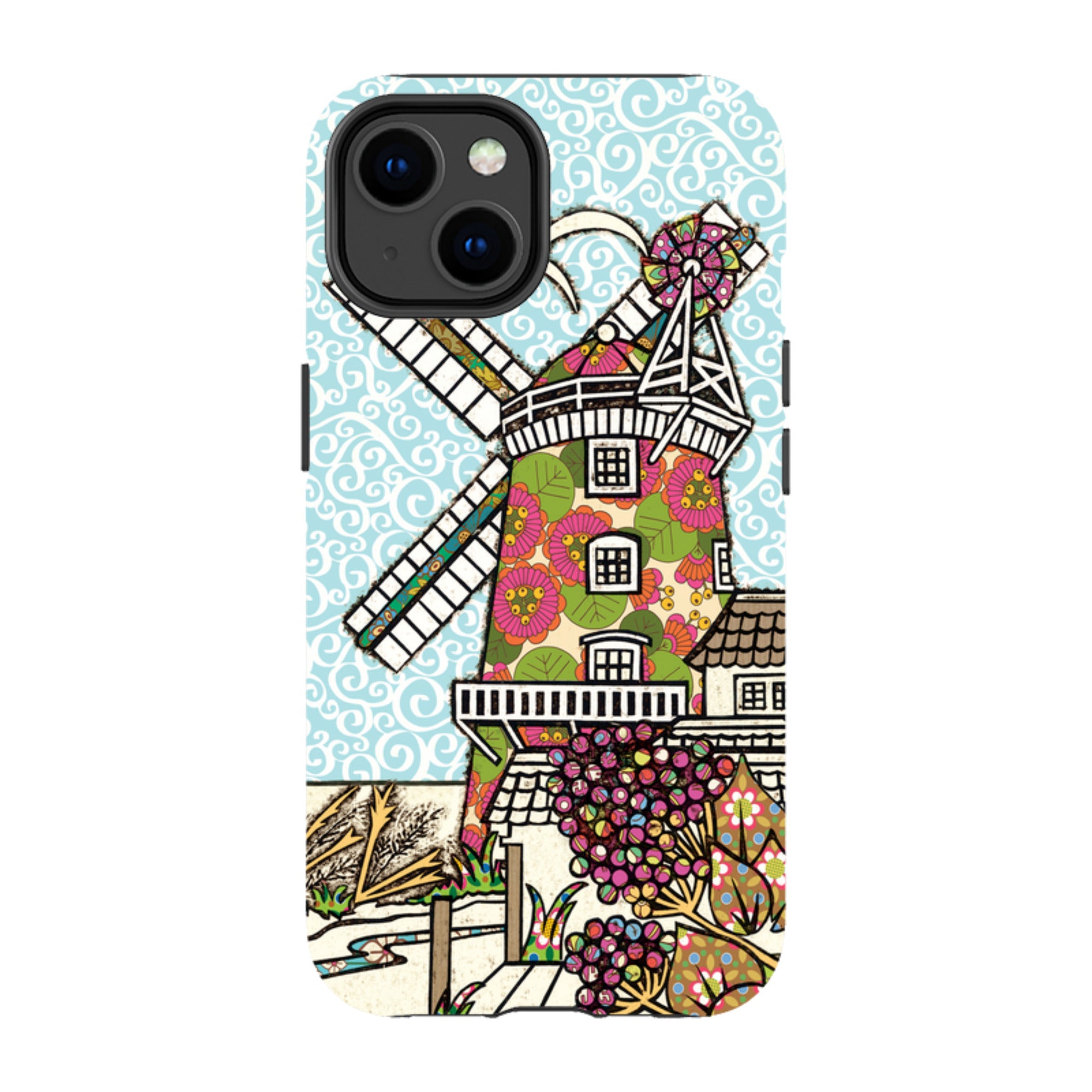 iPhone MagSafe Tough Case -  Cley Windmill By Amelia Bowman