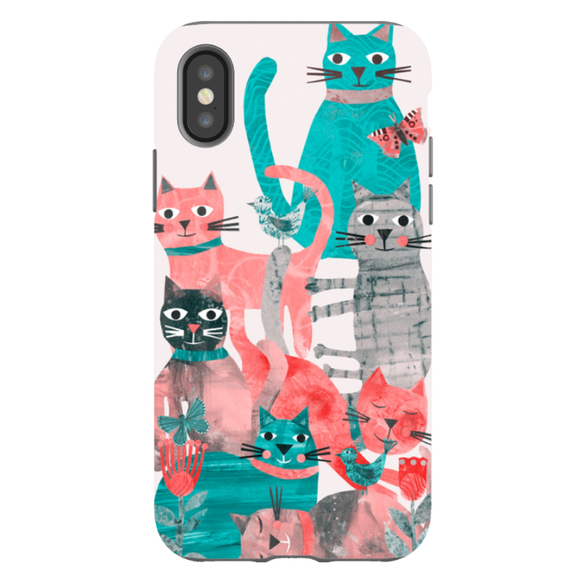 iPhone Case - Cat Party II By Tracey English
