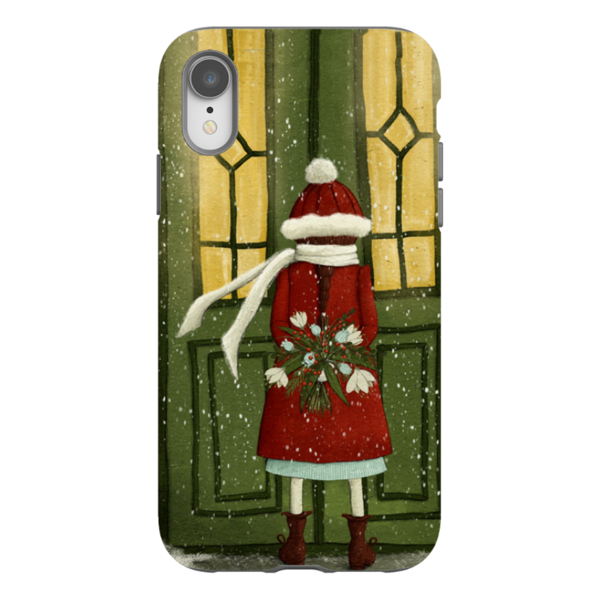 iPhone Tough Case - Winter Flowers By Maja Lindberg