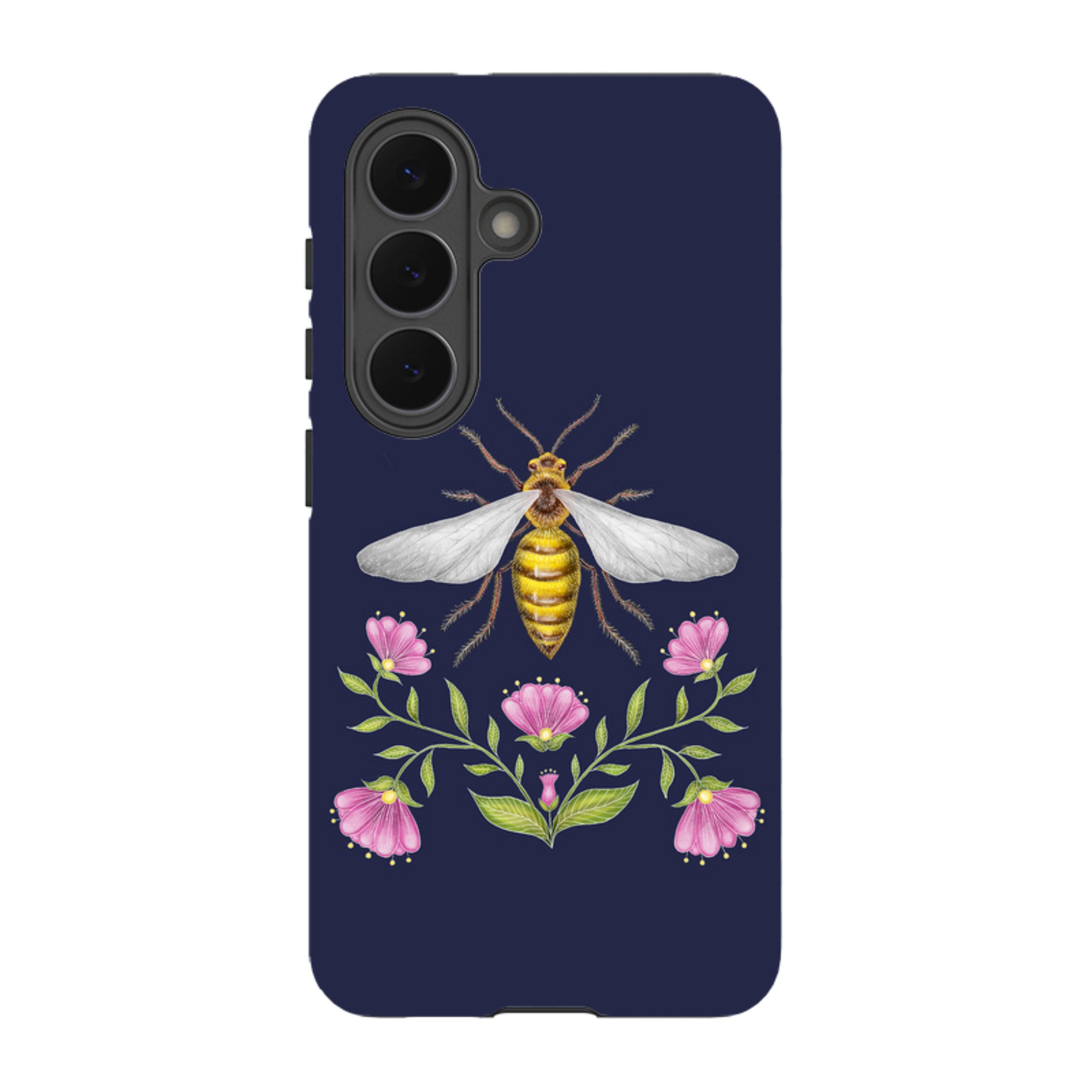 Samsung Tough Case - Wings Of Freedom Navy By Catherine Rowe