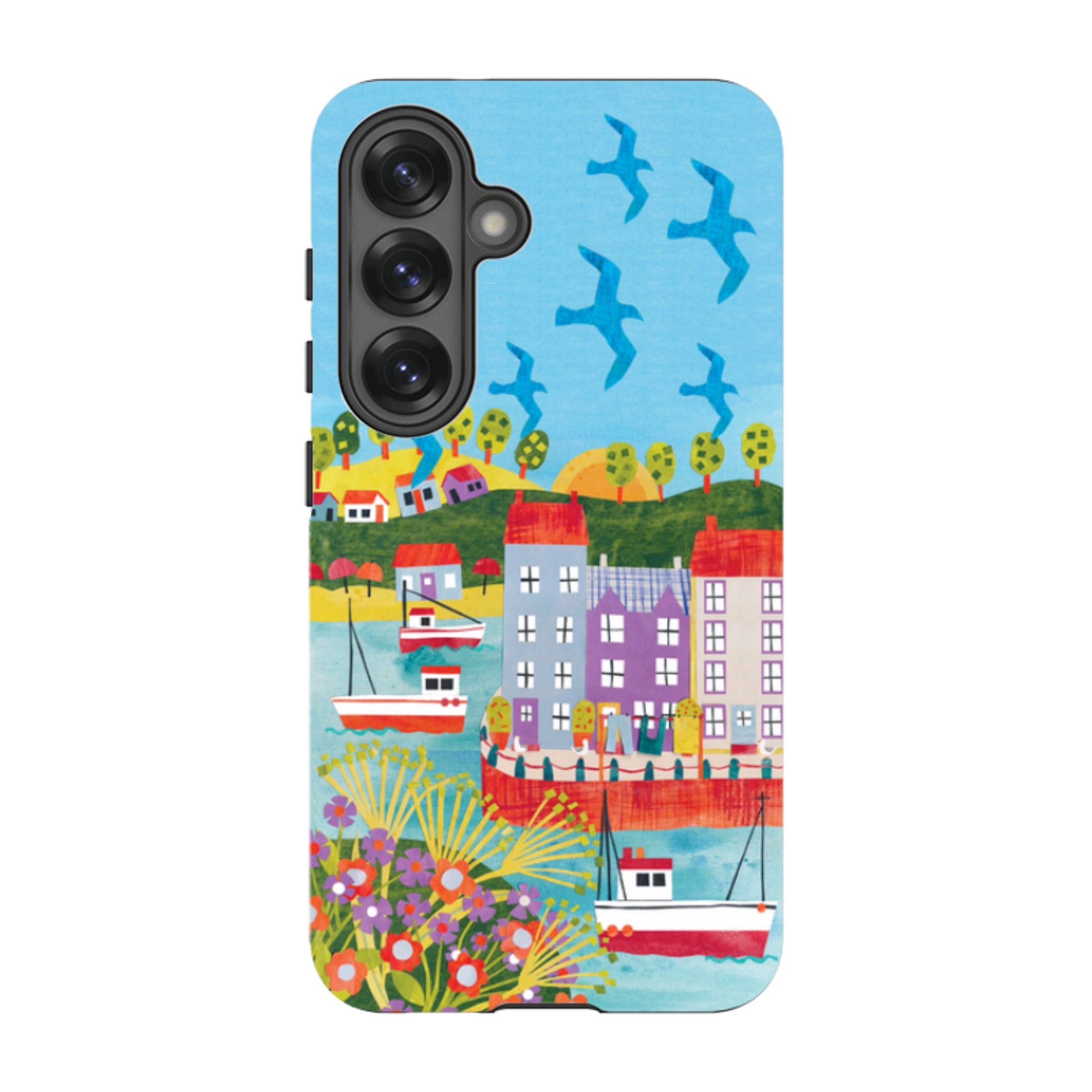Samsung Tough  Case - Harbour Side By Tracey English