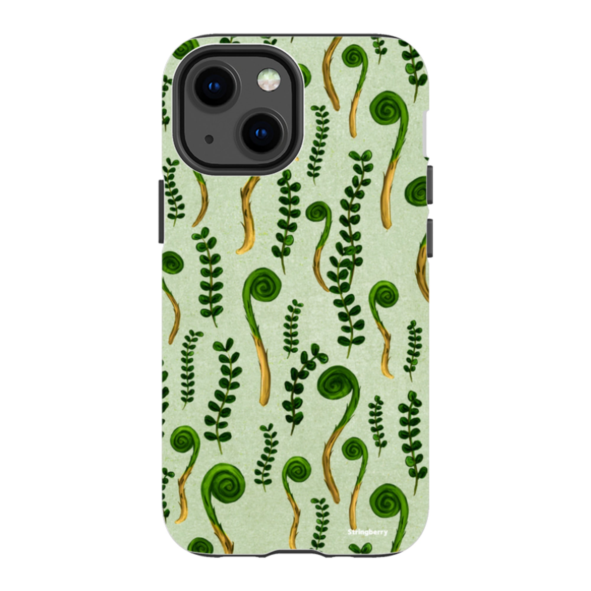 iPhone Tough Case - Fern Fronds By Katherine Quinn