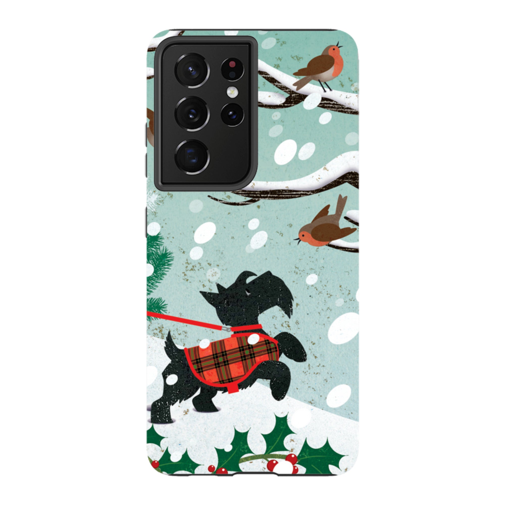 Samsung Tough Case - Scottie in Snow By Liane Payne