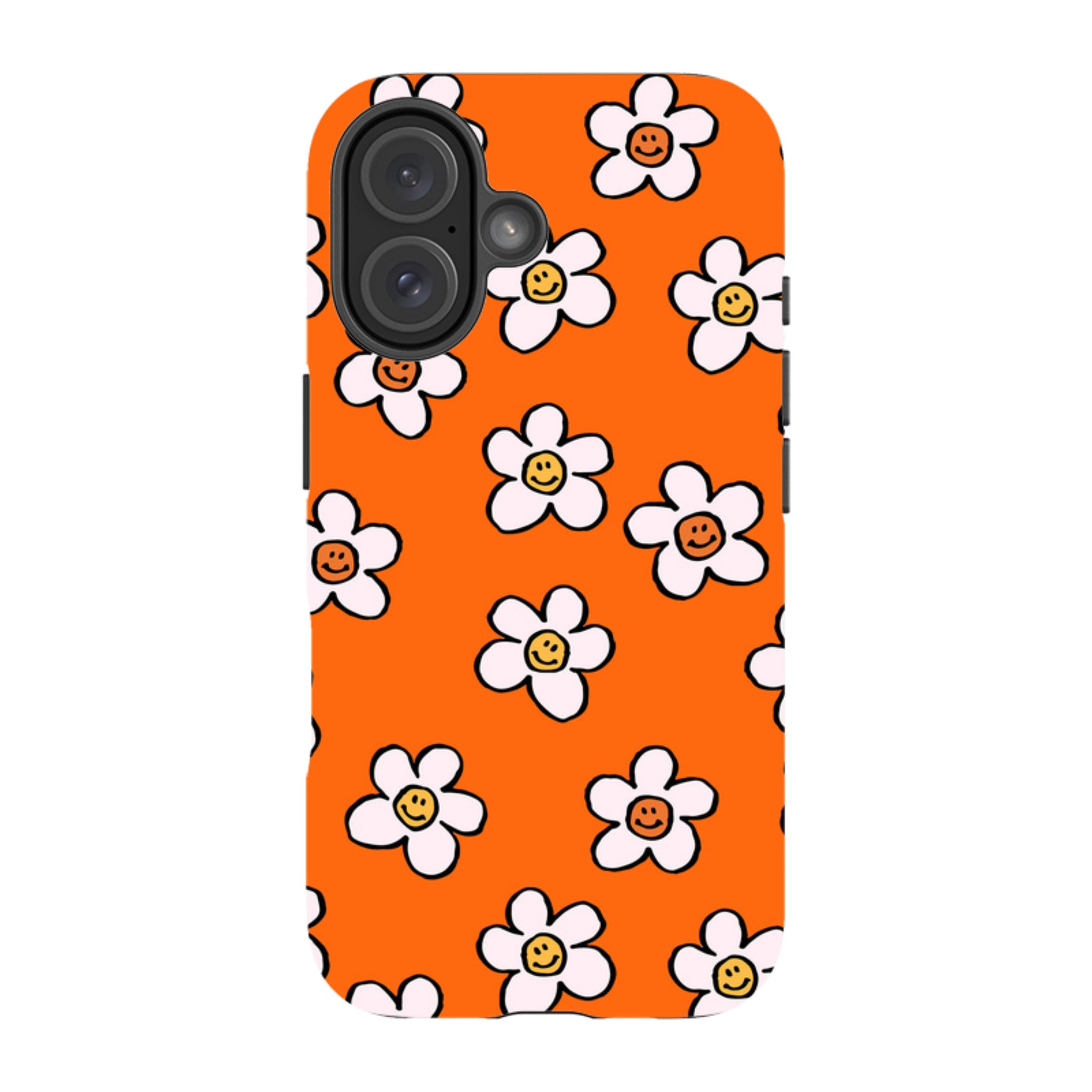 iPhone Tough Case - Smiley Orange