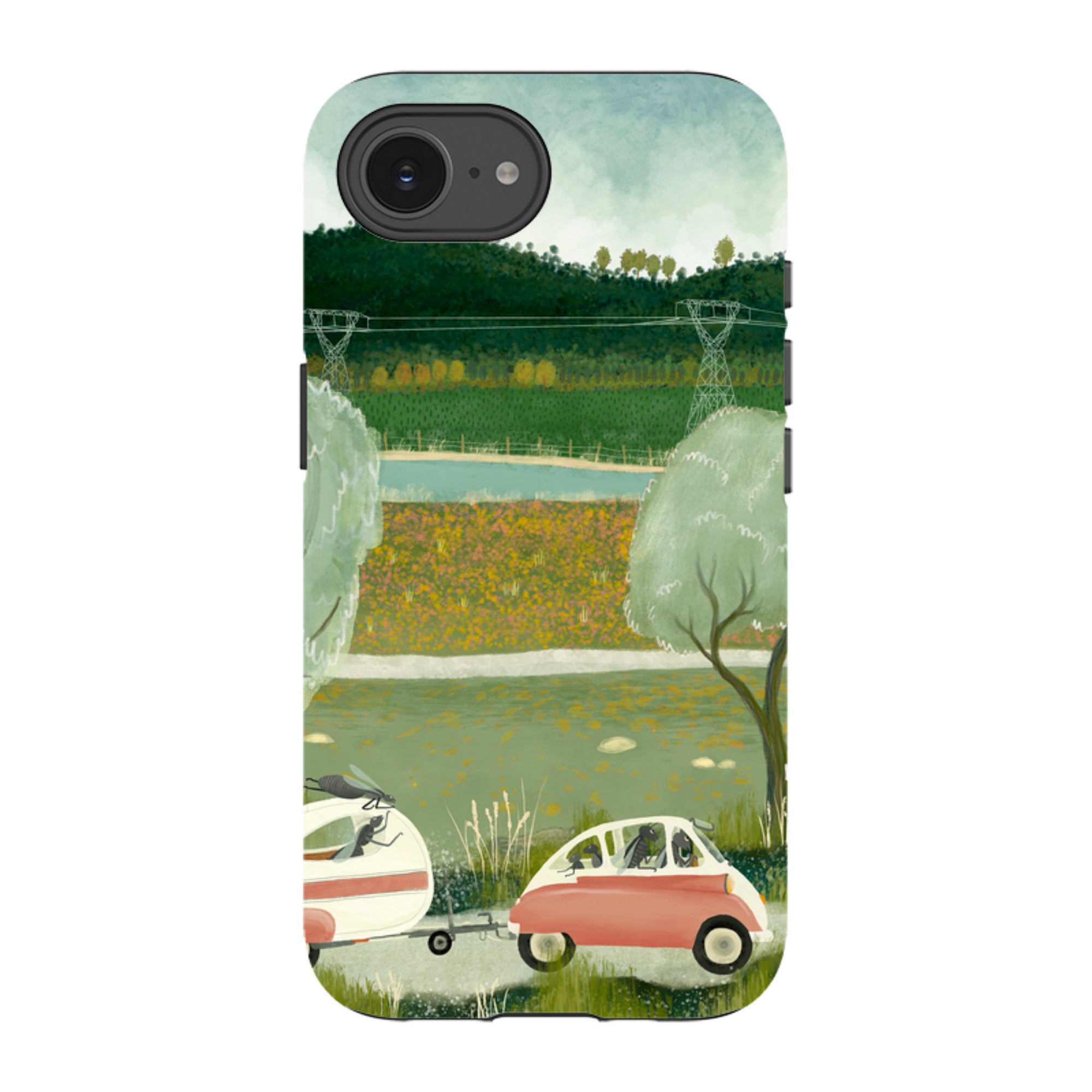 iPhone Tough Case - Happy Holidays-1 By Katherine Quinn