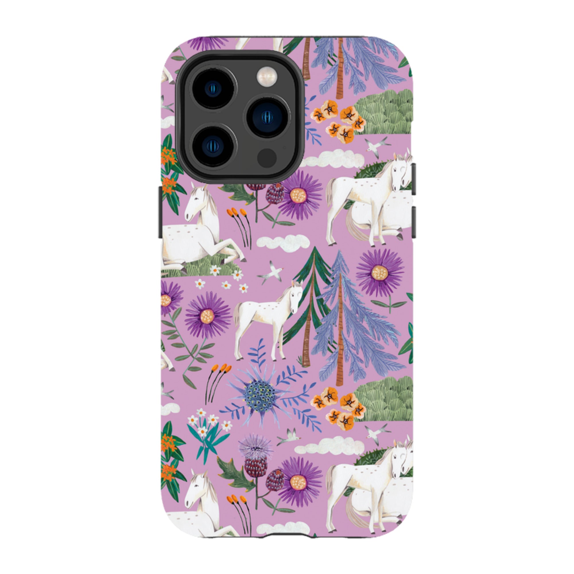 iPhone MagSafe Tough Case -  Horse Pattern II By Caroline Bonne Muller